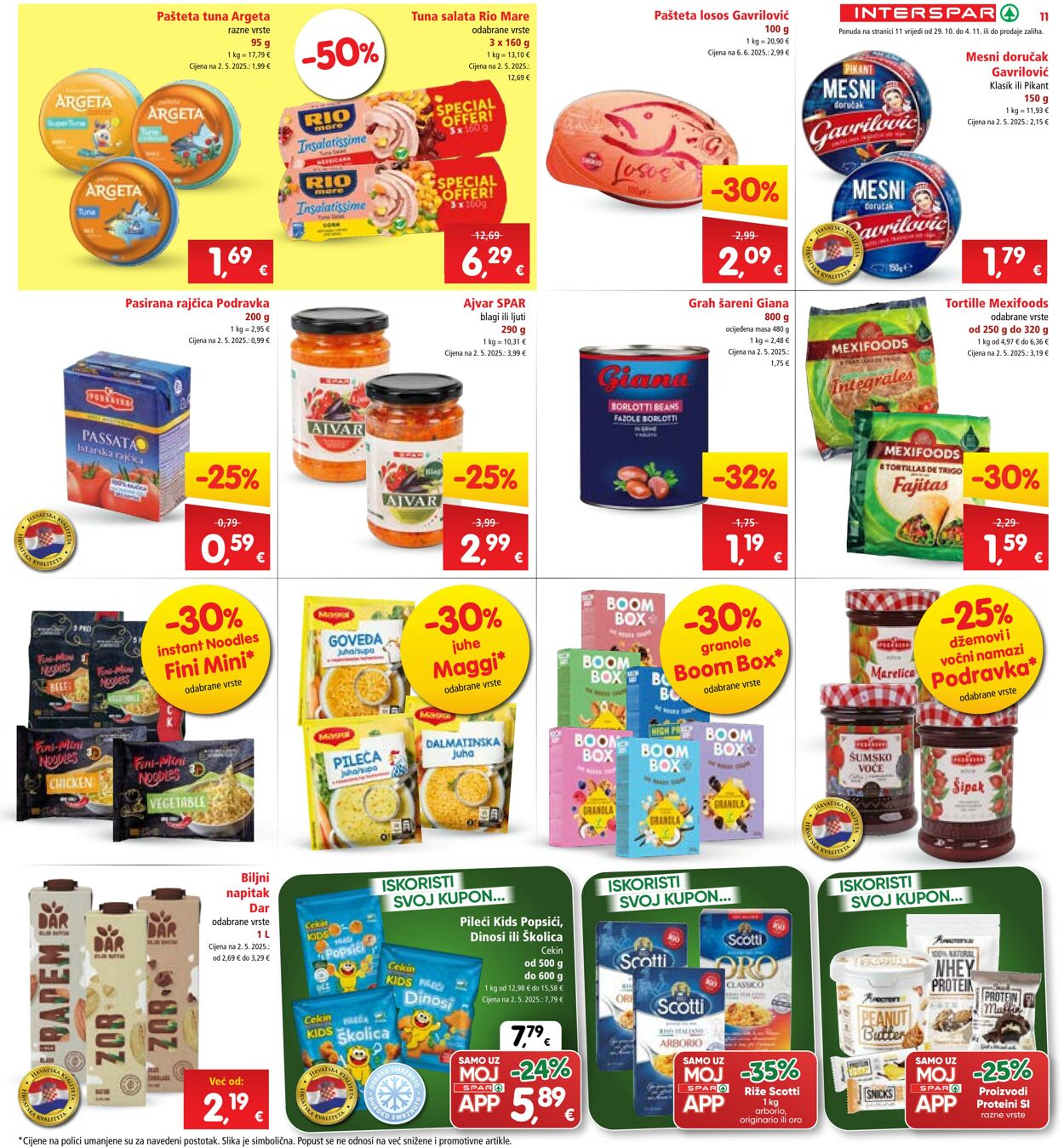 Katalog Spar 29.10.2025 - 04.11.2025