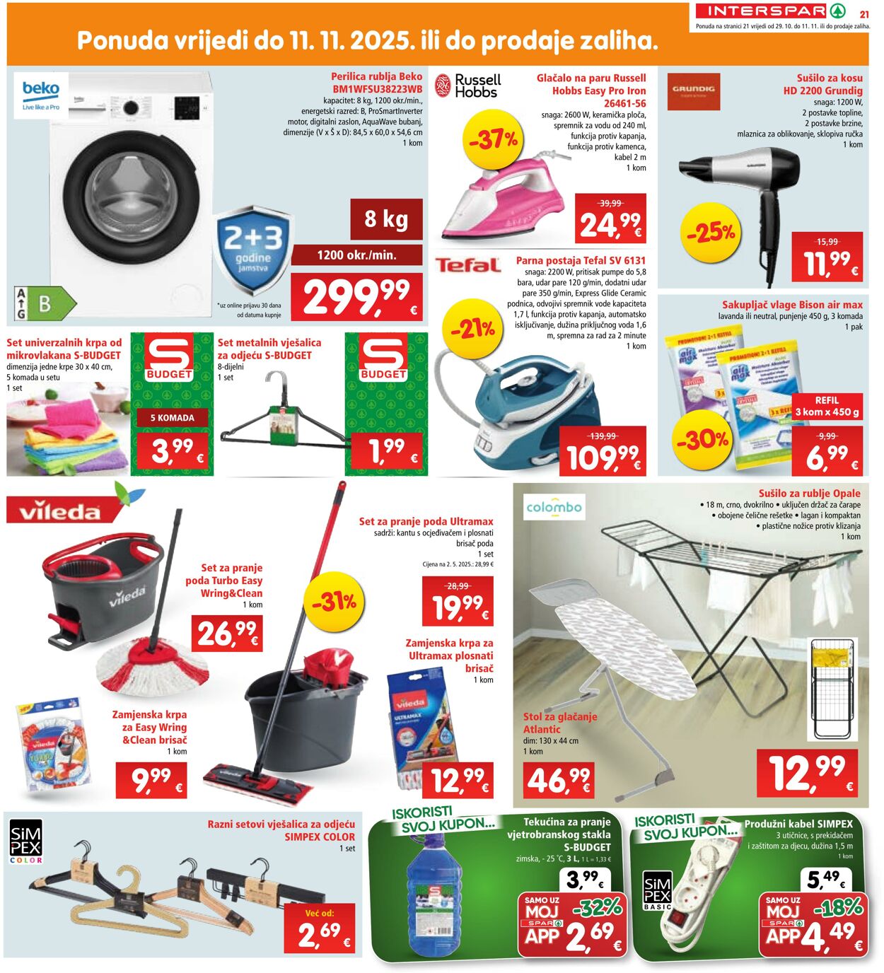 Katalog Spar 29.10.2025 - 04.11.2025