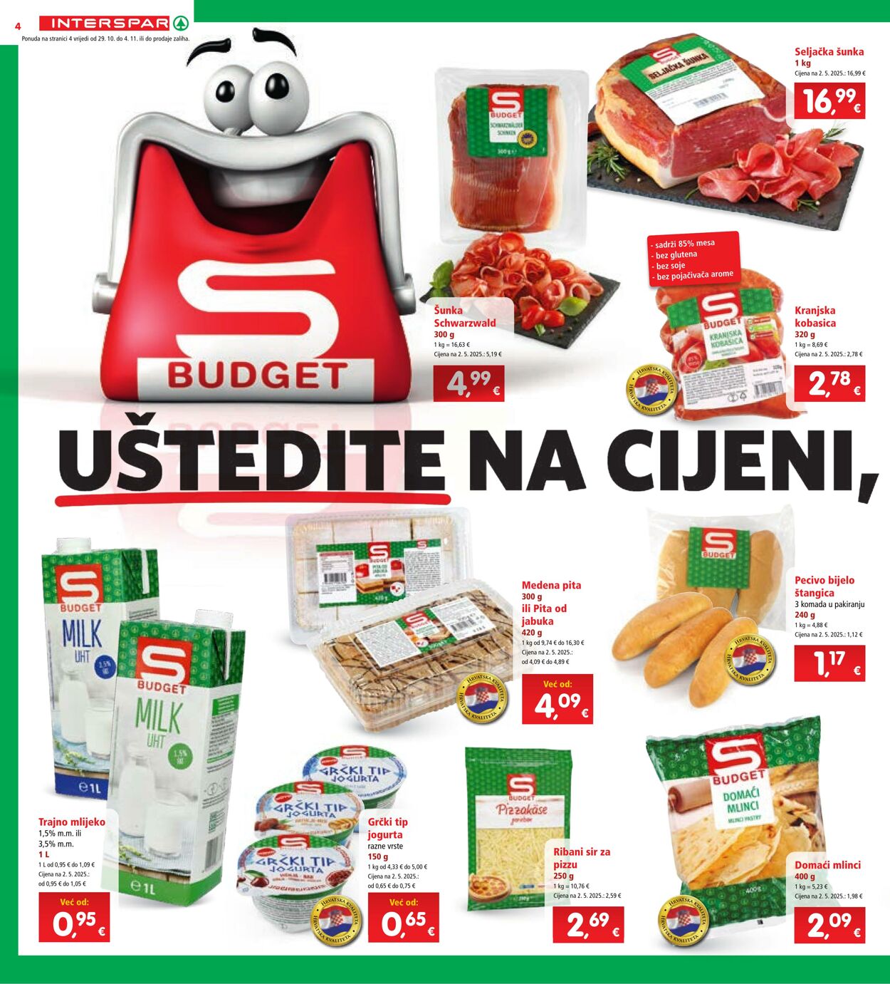 Katalog Spar 29.10.2025 - 04.11.2025