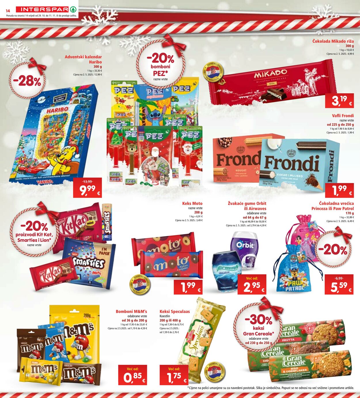 Katalog Spar 29.10.2025 - 04.11.2025