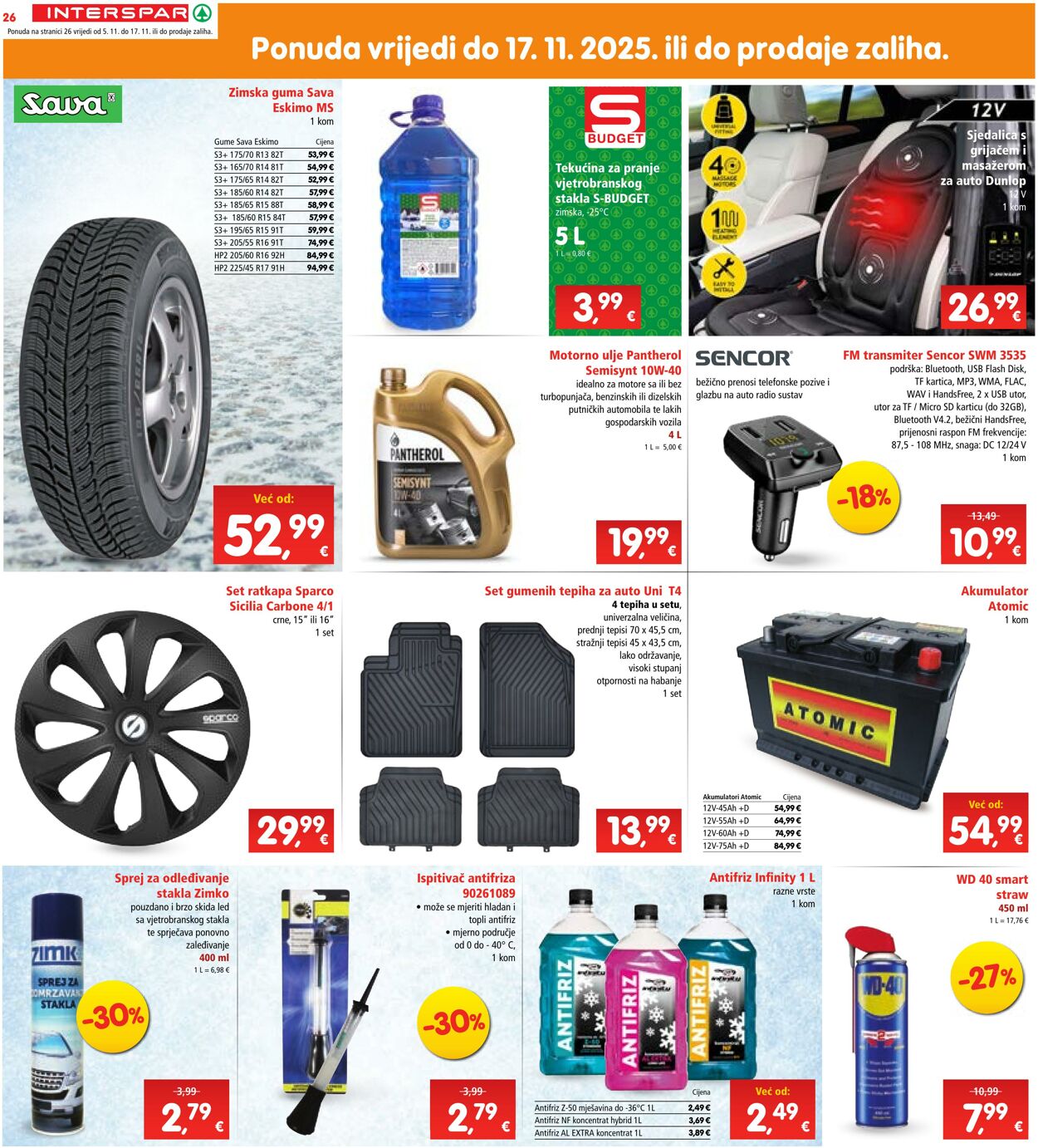 Katalog Spar 05.11.2025 - 11.11.2025