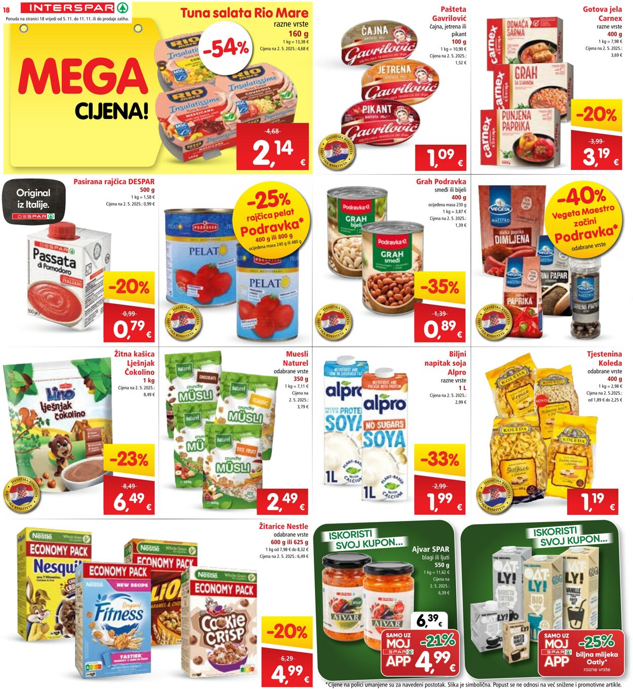 Katalog Spar 05.11.2025 - 11.11.2025