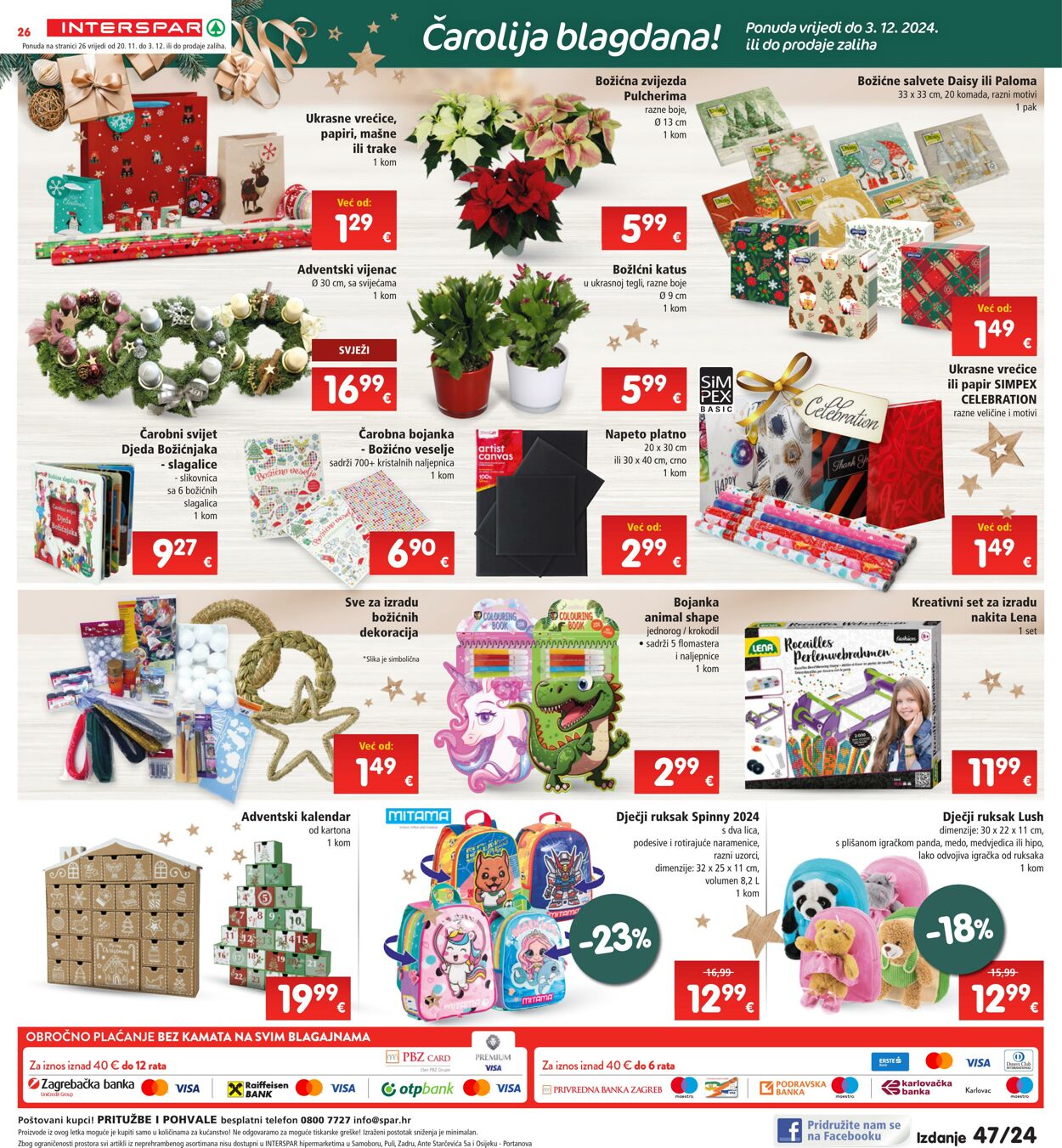 Katalog Spar 20.11.2024 - 26.11.2024