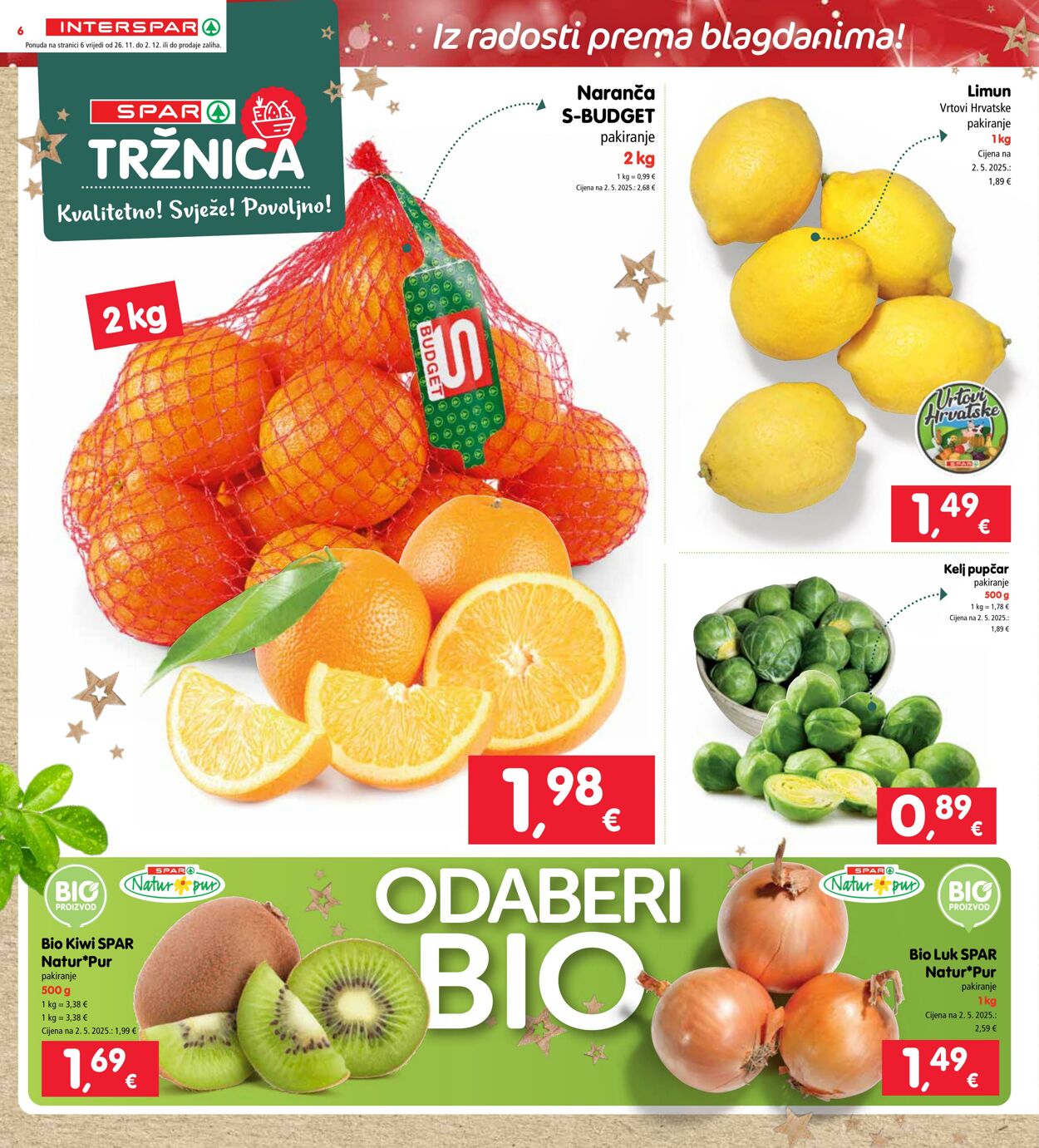 Katalog Spar 26.11.2025 - 02.12.2025