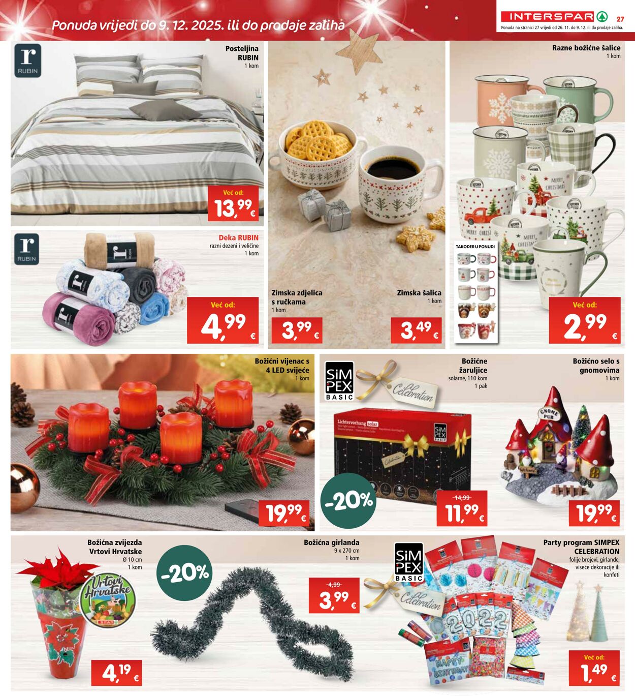 Katalog Spar 26.11.2025 - 02.12.2025
