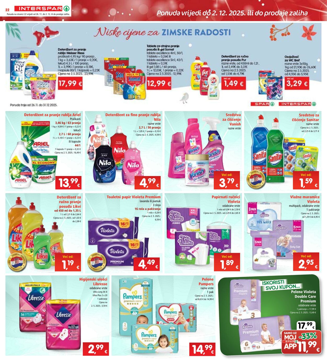 Katalog Spar 26.11.2025 - 02.12.2025
