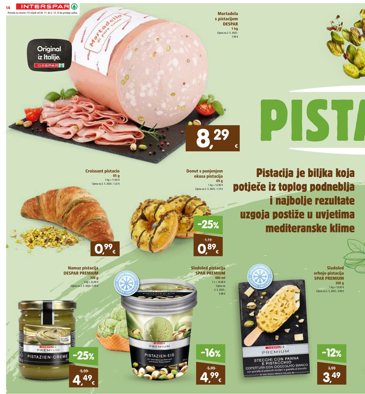 Katalog Spar 26.11.2025 - 02.12.2025
