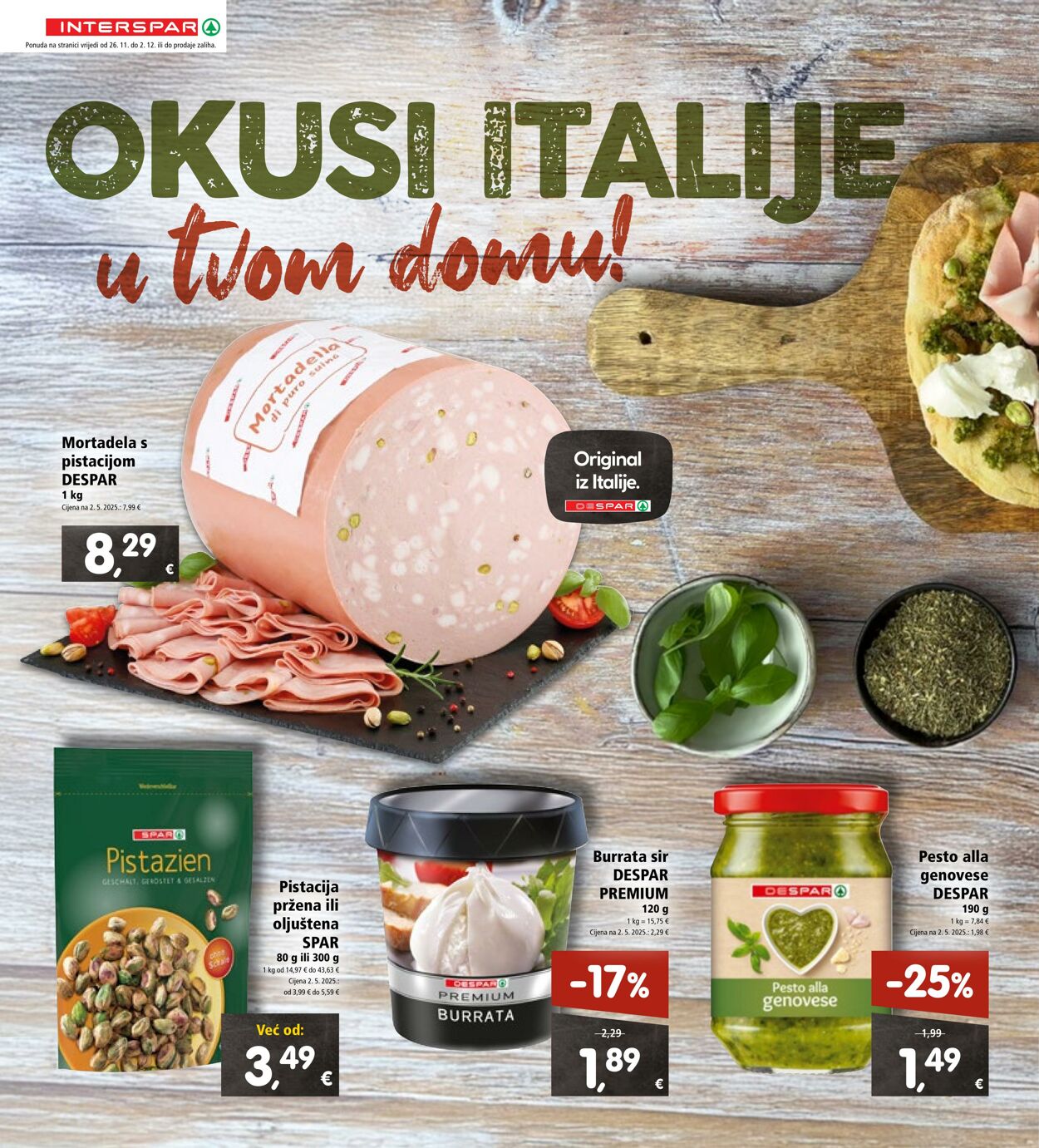Katalog Spar 26.11.2025 - 02.12.2025