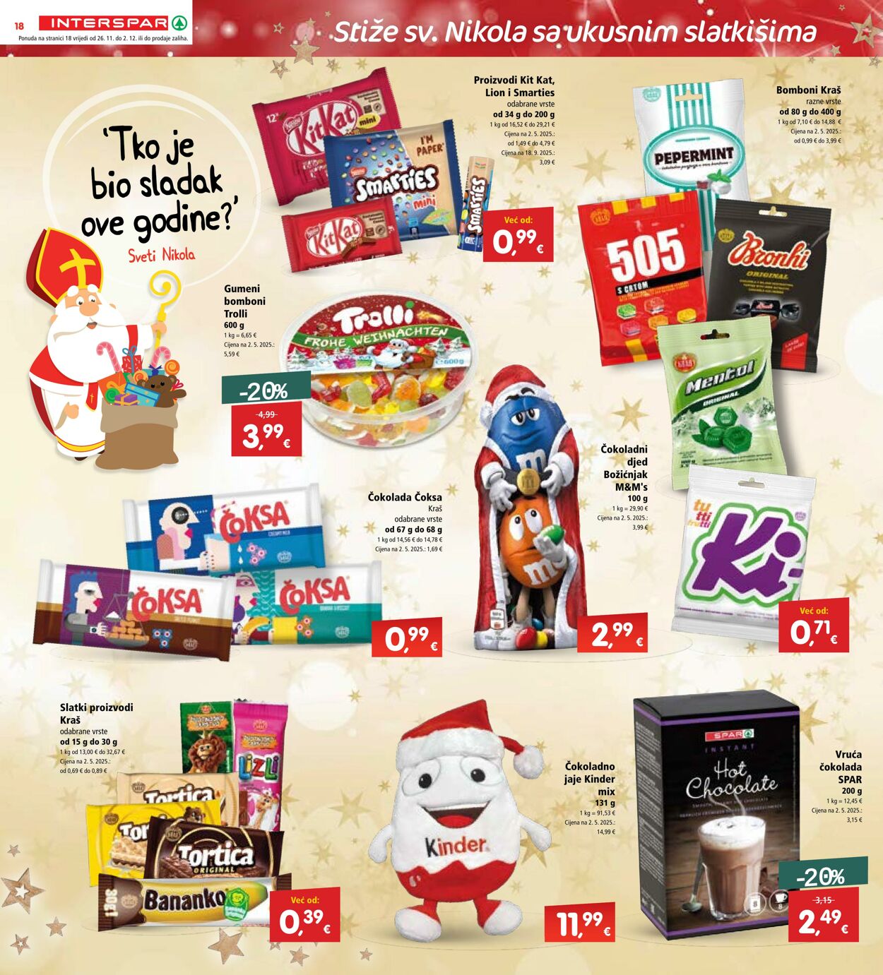 Katalog Spar 26.11.2025 - 02.12.2025