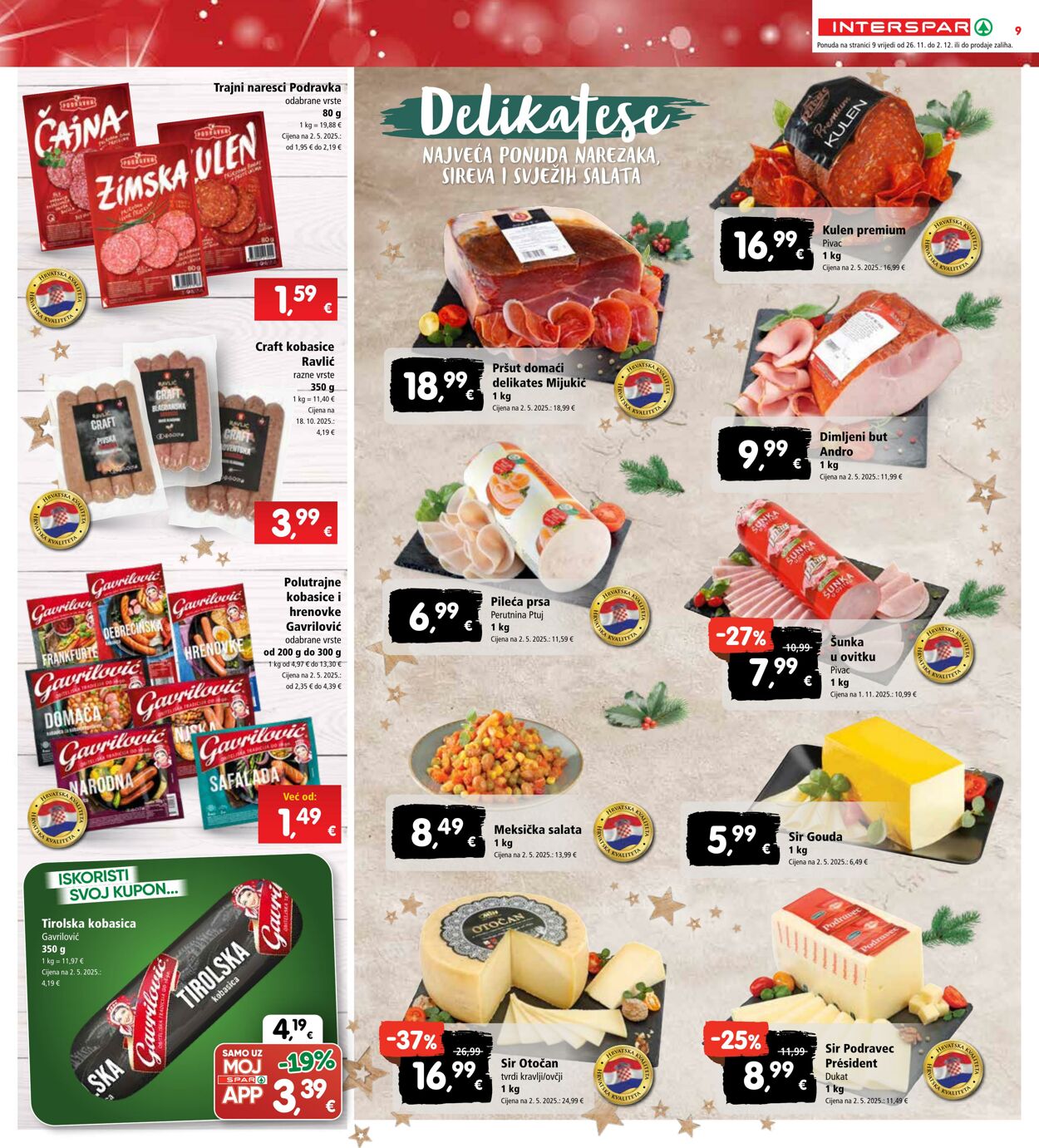 Katalog Spar 26.11.2025 - 02.12.2025