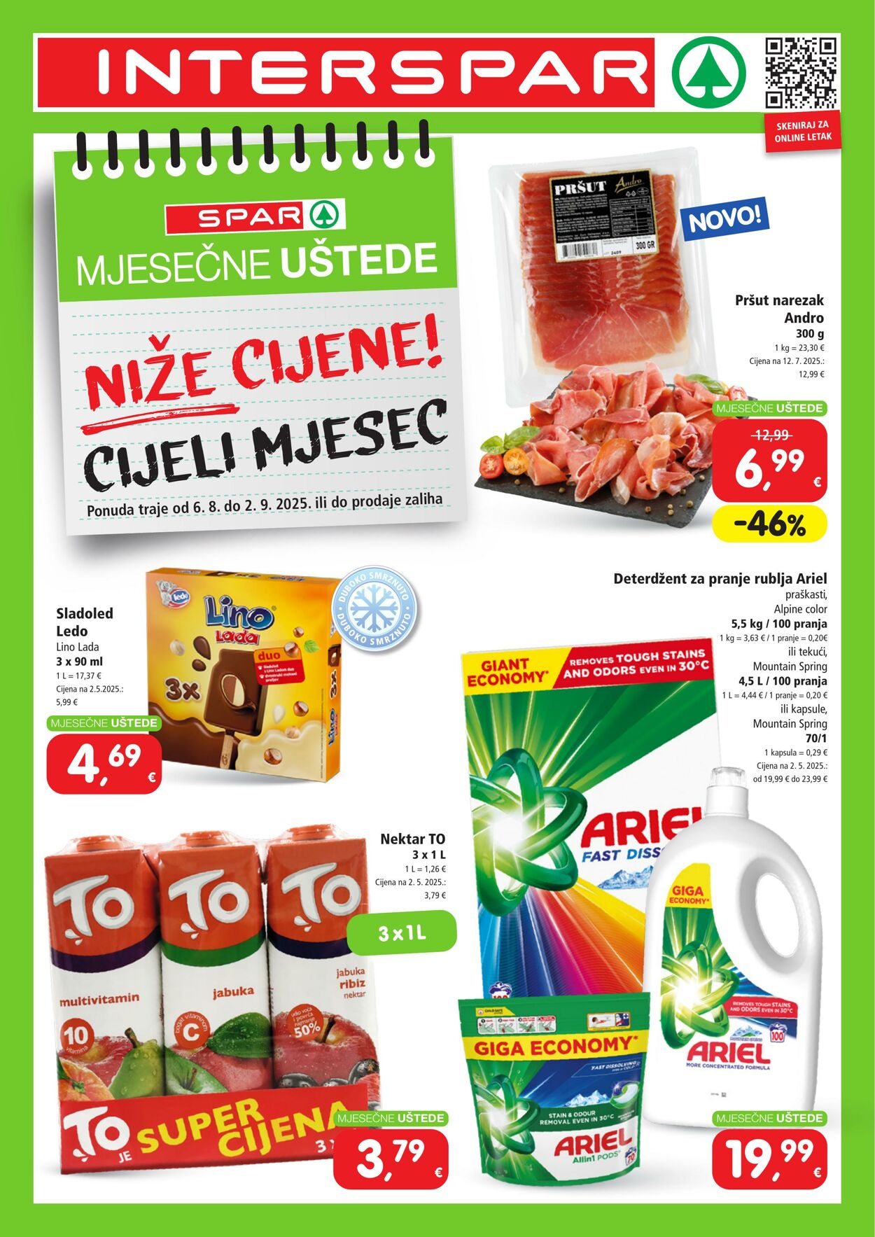Katalog Spar 06.08.2025 - 02.09.2025