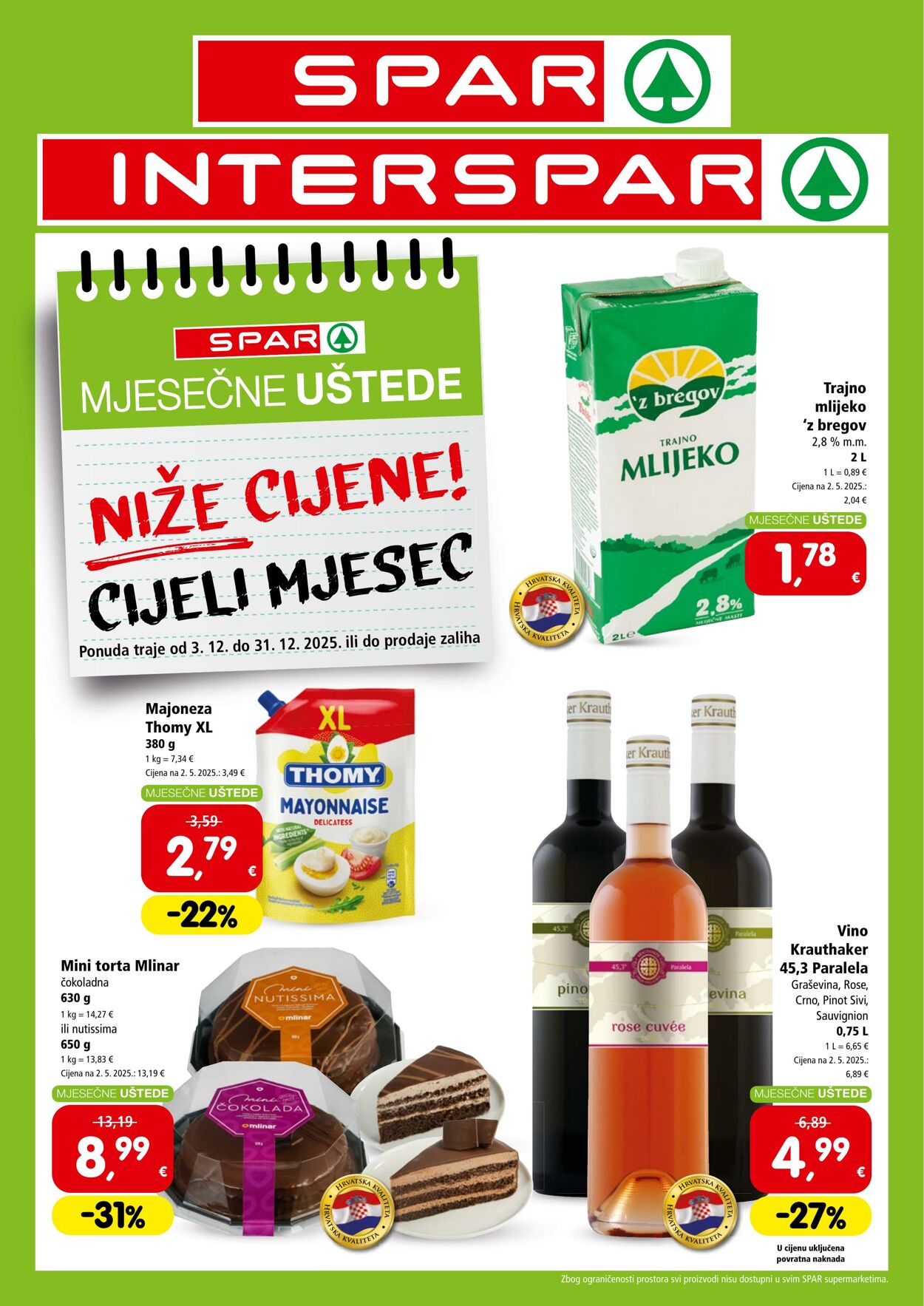 Katalog Spar 03.12.2025 - 31.12.2025