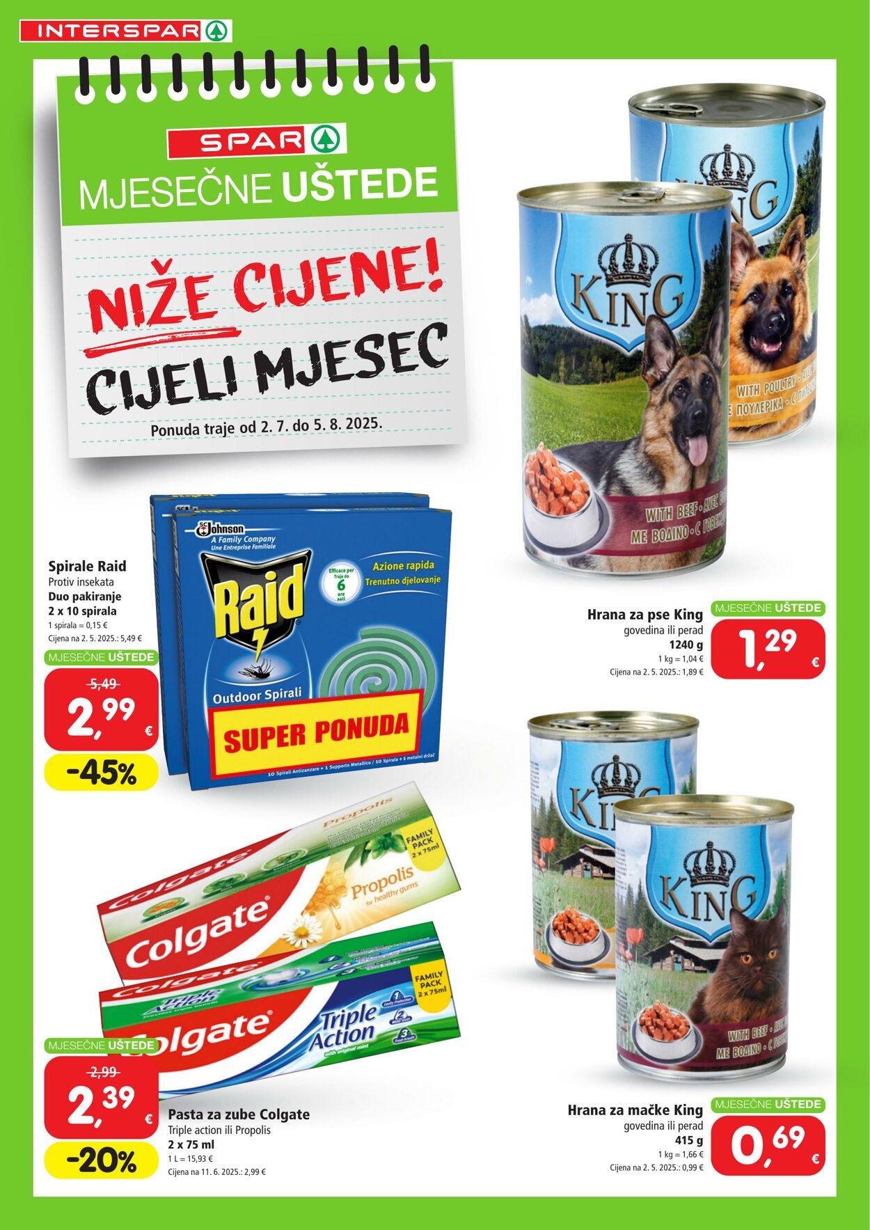 Katalog Spar 02.07.2025 - 08.08.2025