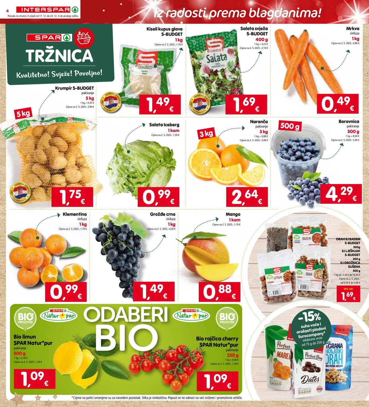 Katalog Spar 17.12.2025 - 23.12.2025