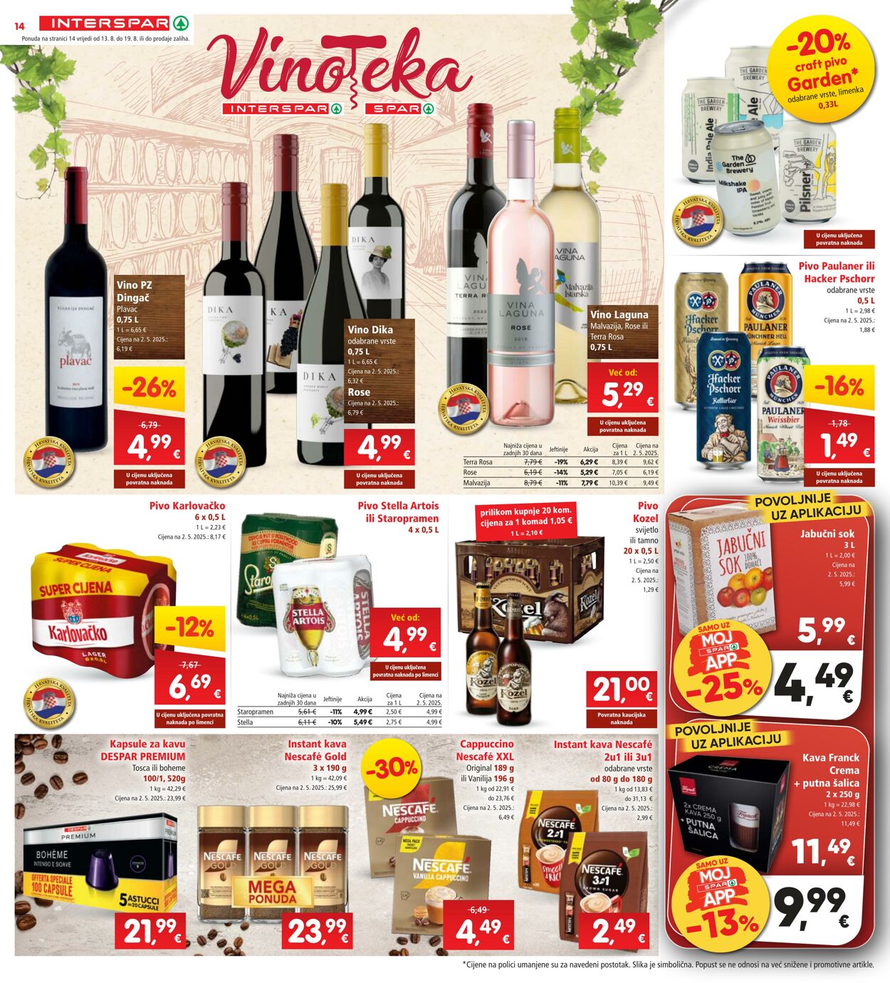 Katalog Spar 13.08.2025 - 19.08.2025