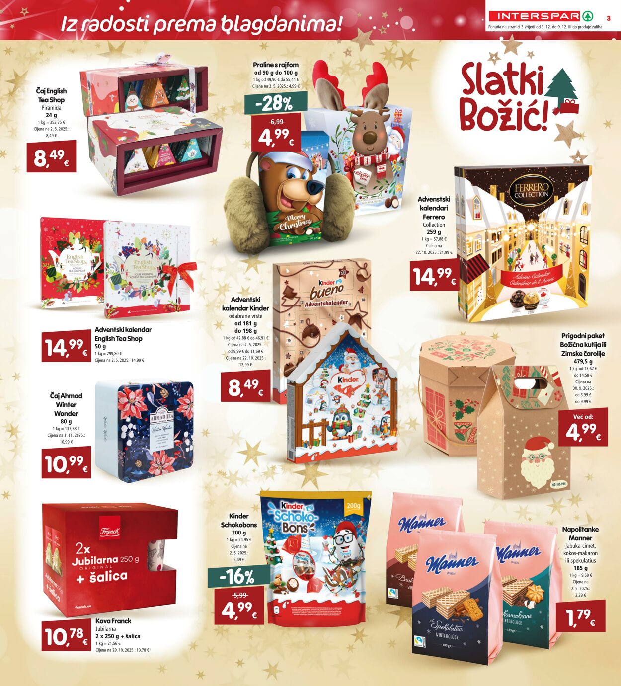 Katalog Spar 03.12.2025 - 09.12.2025