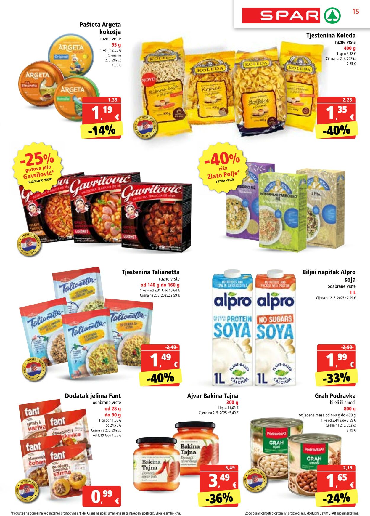 Katalog Spar 28.05.2025 - 03.06.2025