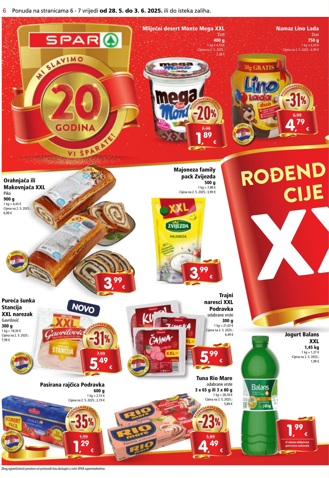 Katalog Spar 28.05.2025 - 03.06.2025