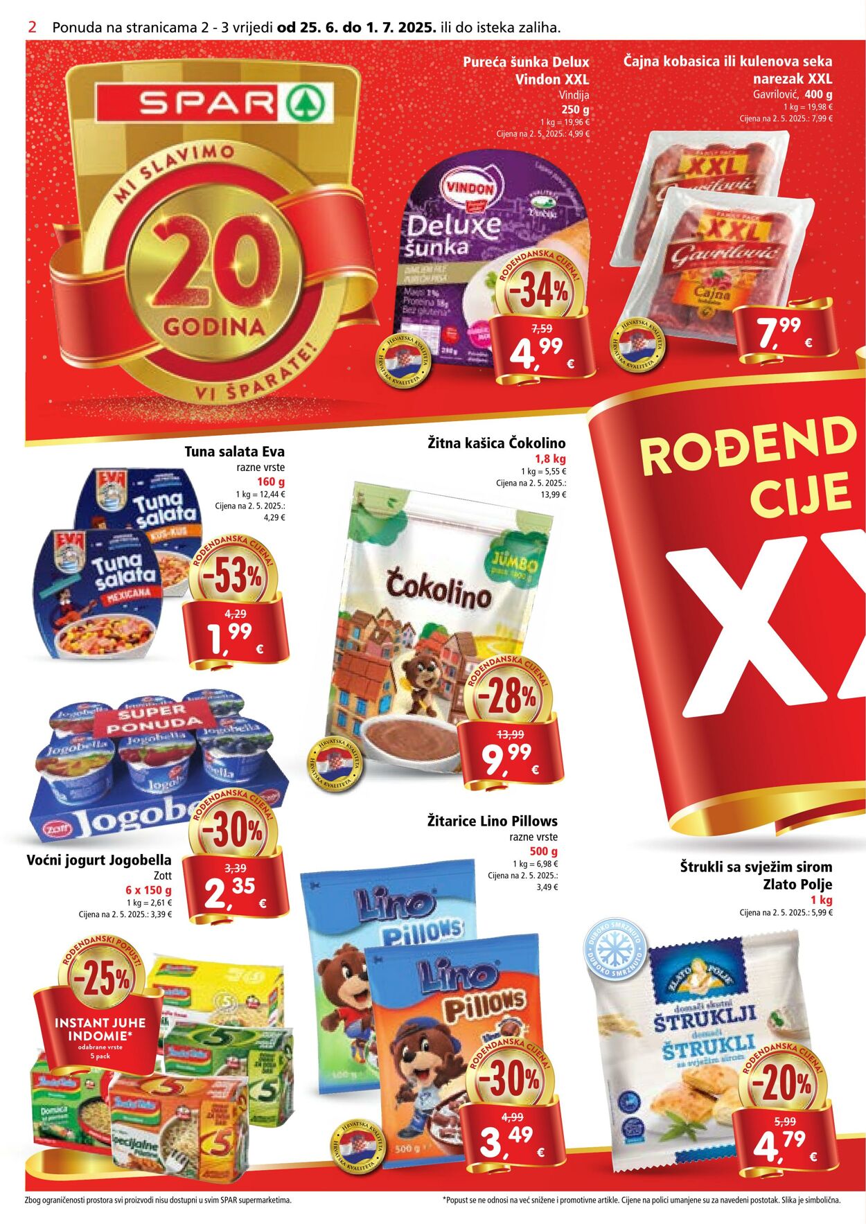 Katalog Spar 25.06.2025 - 01.07.2025