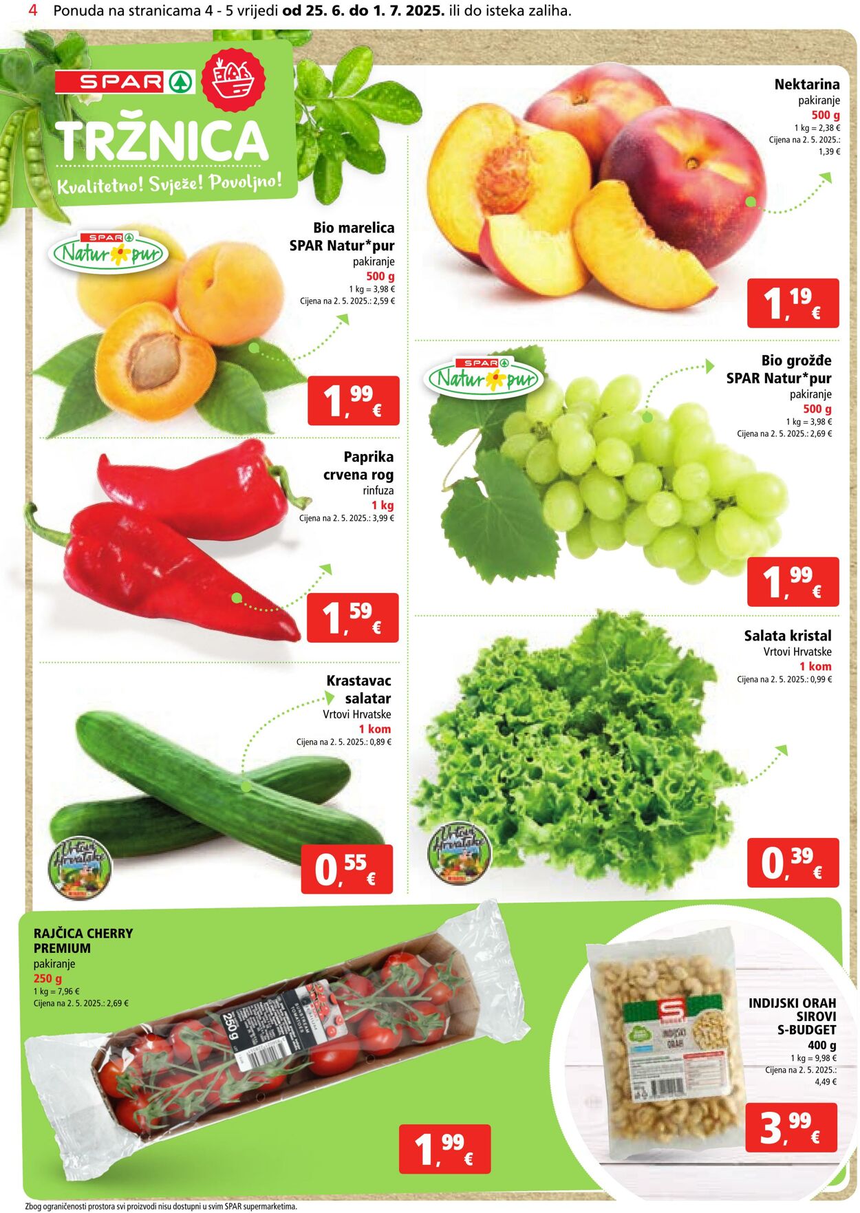 Katalog Spar 25.06.2025 - 01.07.2025