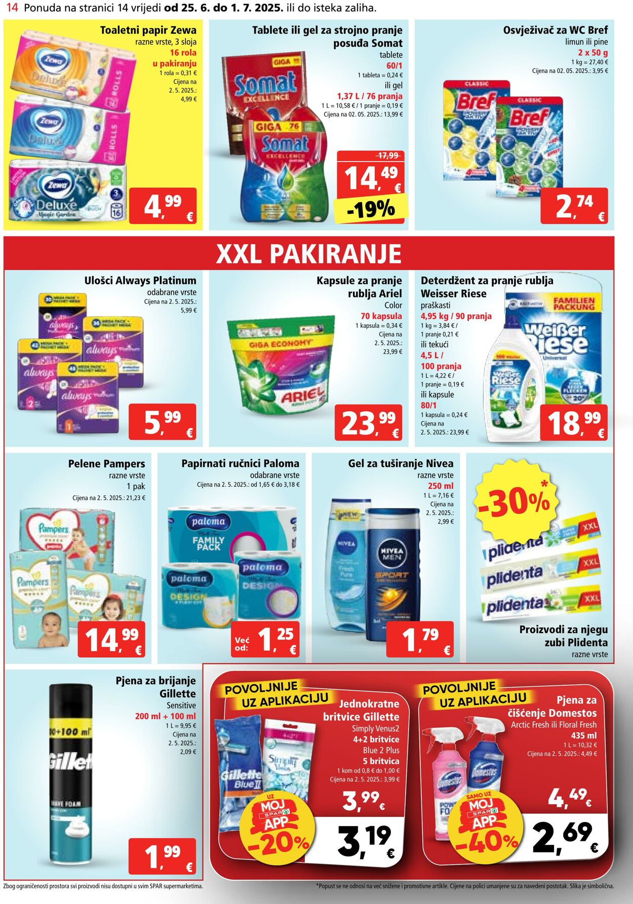 Katalog Spar 25.06.2025 - 01.07.2025