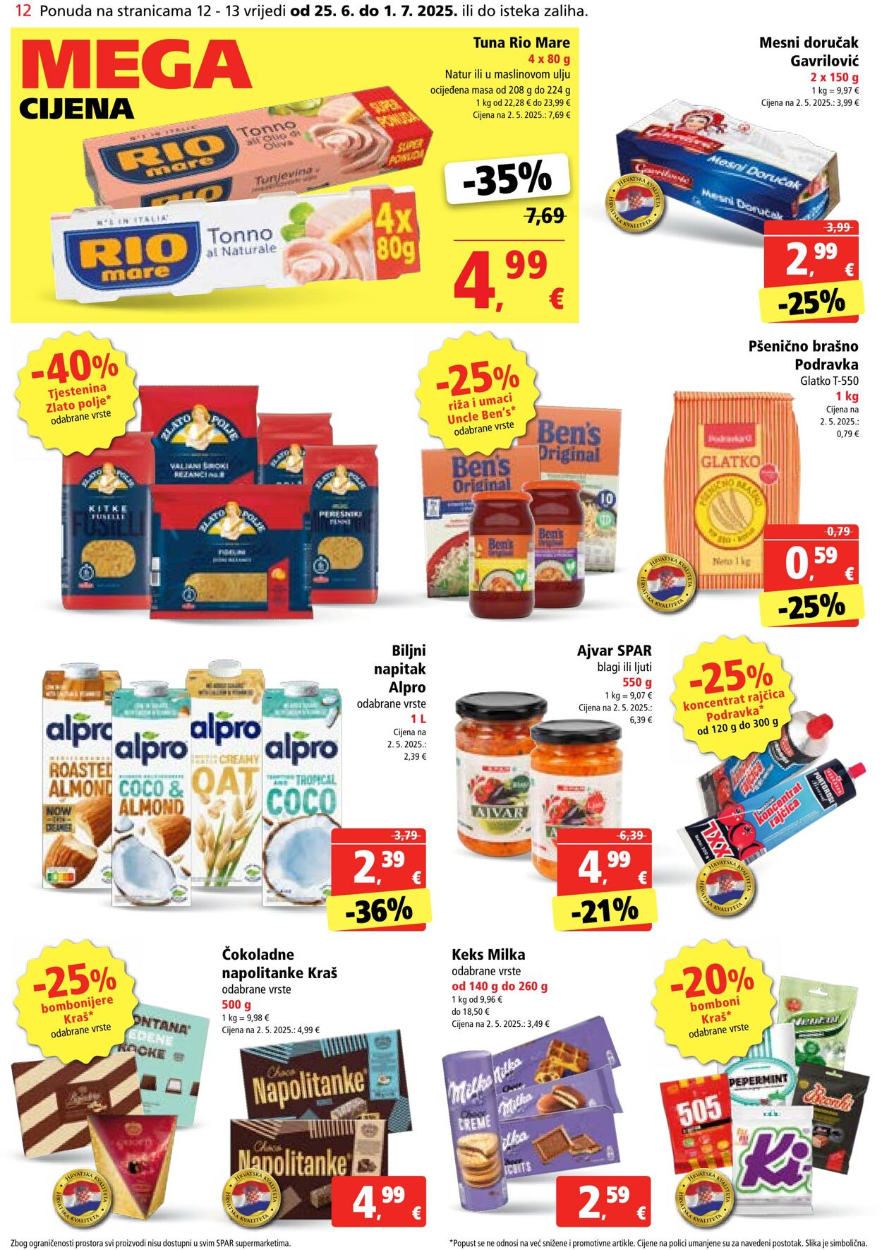 Katalog Spar 25.06.2025 - 01.07.2025