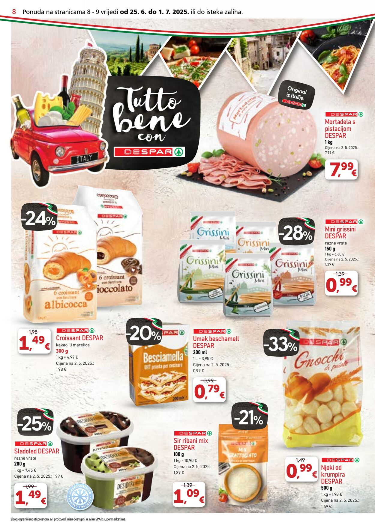 Katalog Spar 25.06.2025 - 01.07.2025