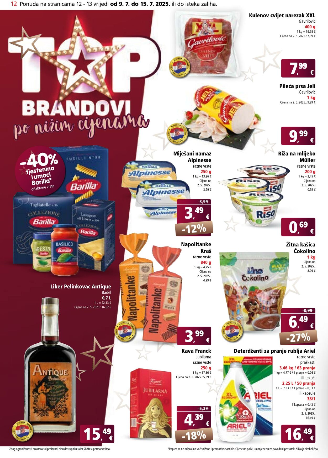Katalog Spar 09.07.2025 - 15.07.2025