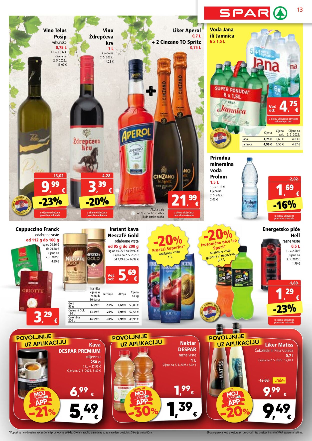 Katalog Spar 09.07.2025 - 15.07.2025