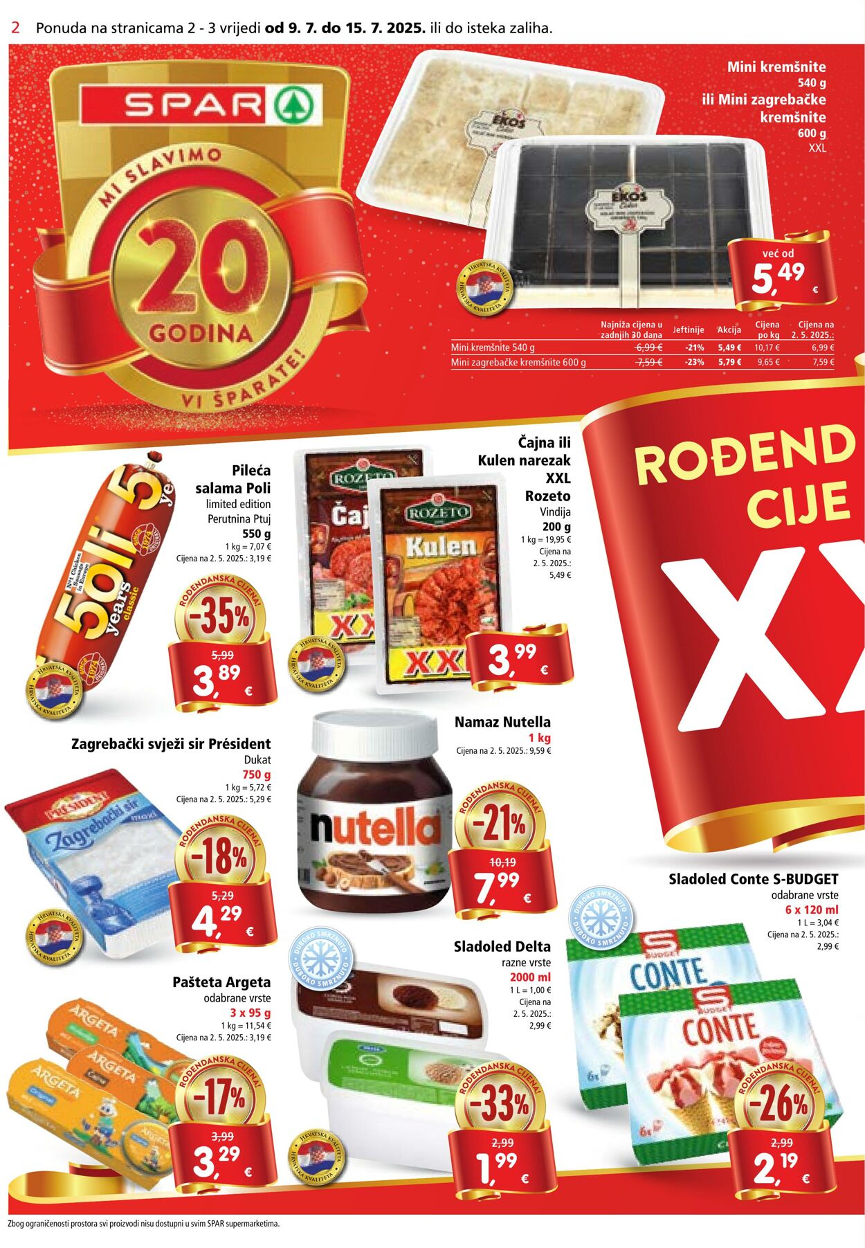 Katalog Spar 09.07.2025 - 15.07.2025
