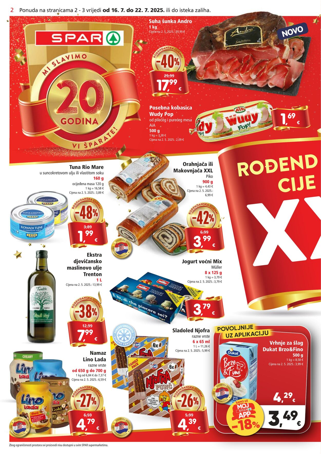 Katalog Spar 16.07.2025 - 22.07.2025