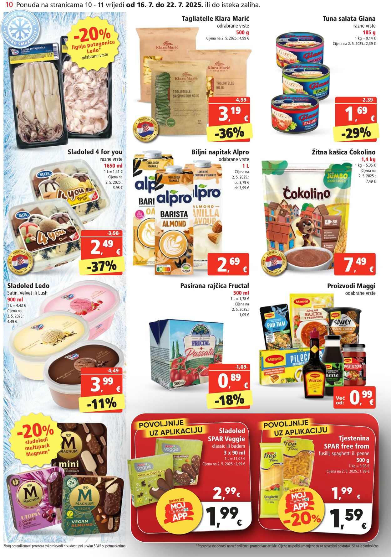 Katalog Spar 16.07.2025 - 22.07.2025