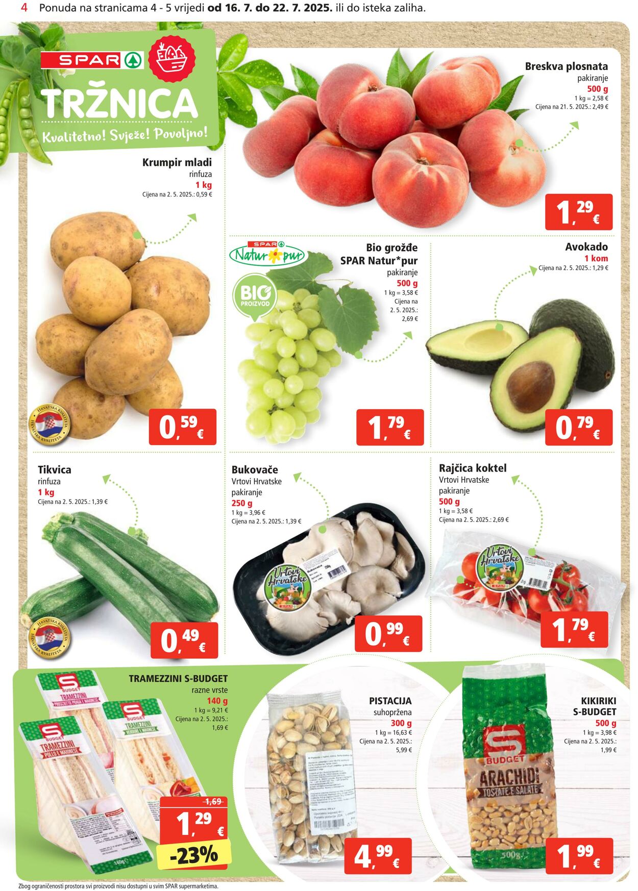 Katalog Spar 16.07.2025 - 22.07.2025