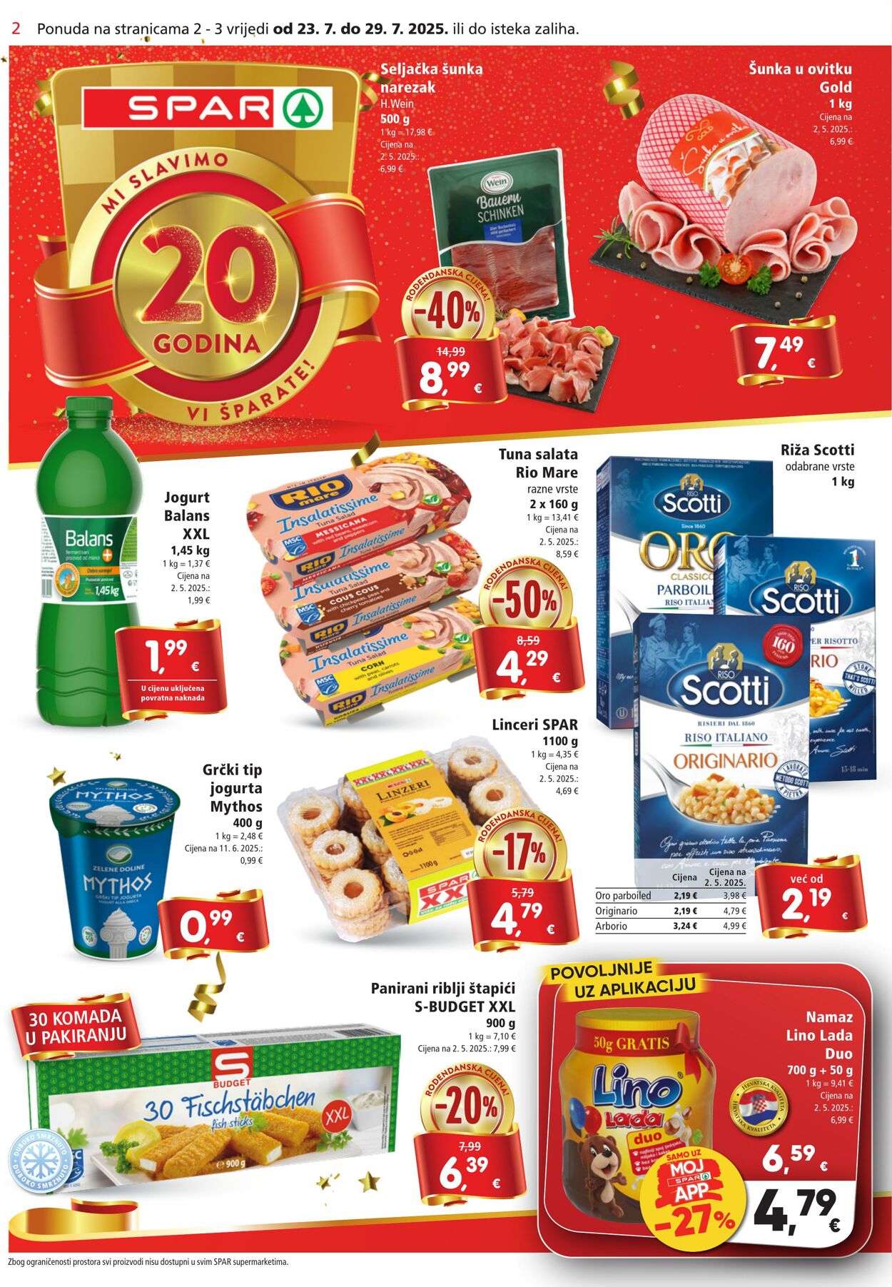 Katalog Spar 23.07.2025 - 29.07.2025