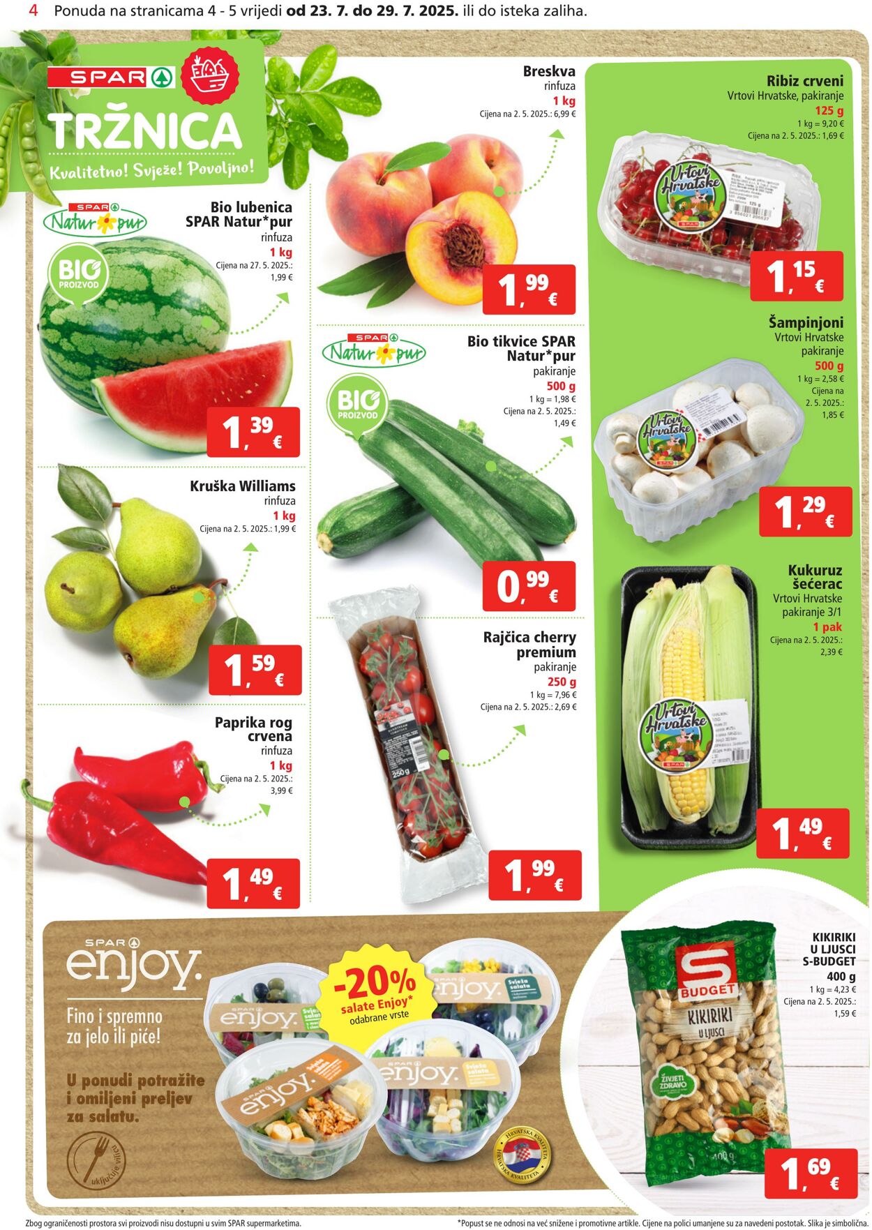Katalog Spar 23.07.2025 - 29.07.2025