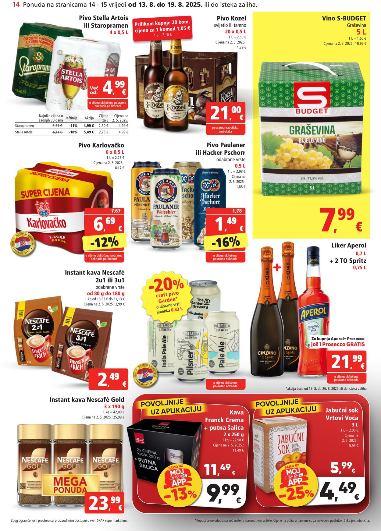 Katalog Spar 13.08.2025 - 19.08.2025