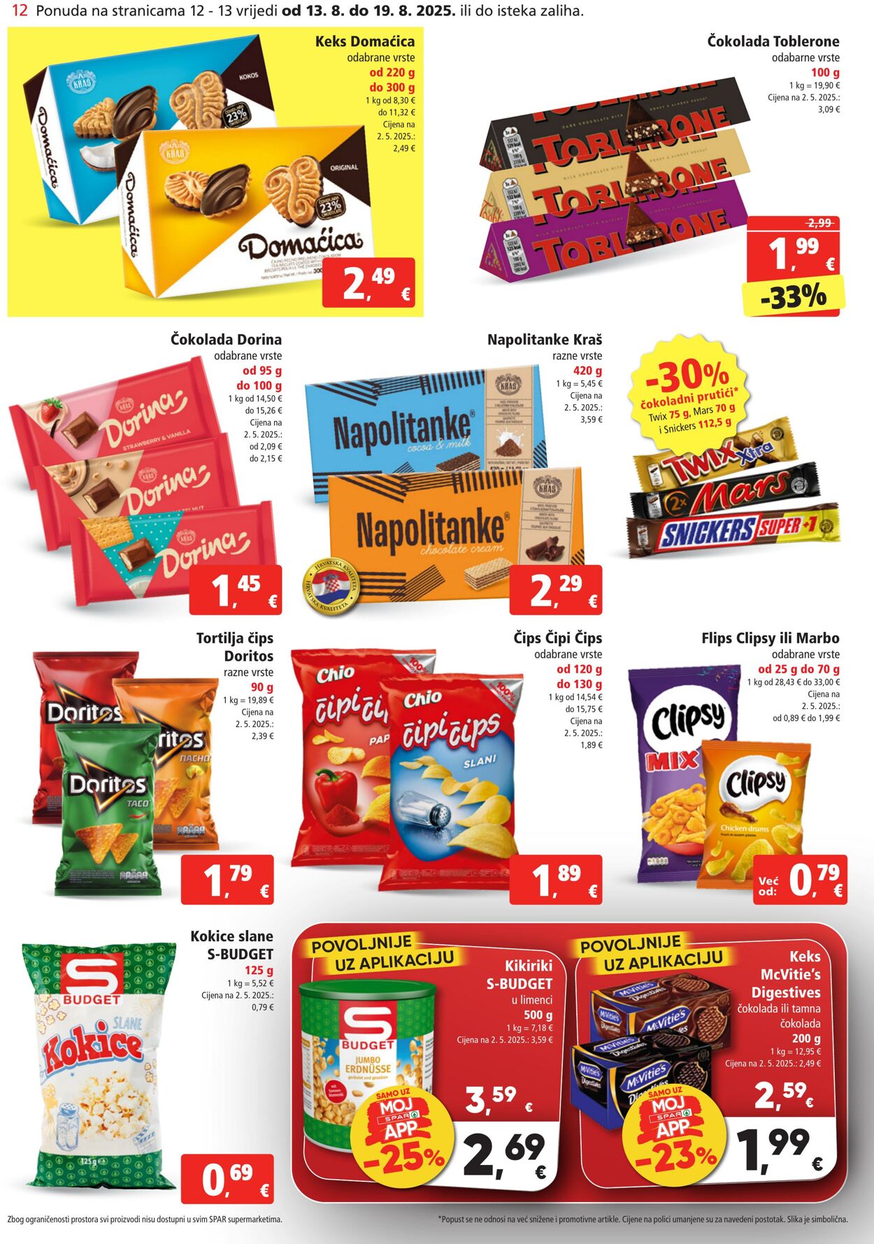 Katalog Spar 13.08.2025 - 19.08.2025