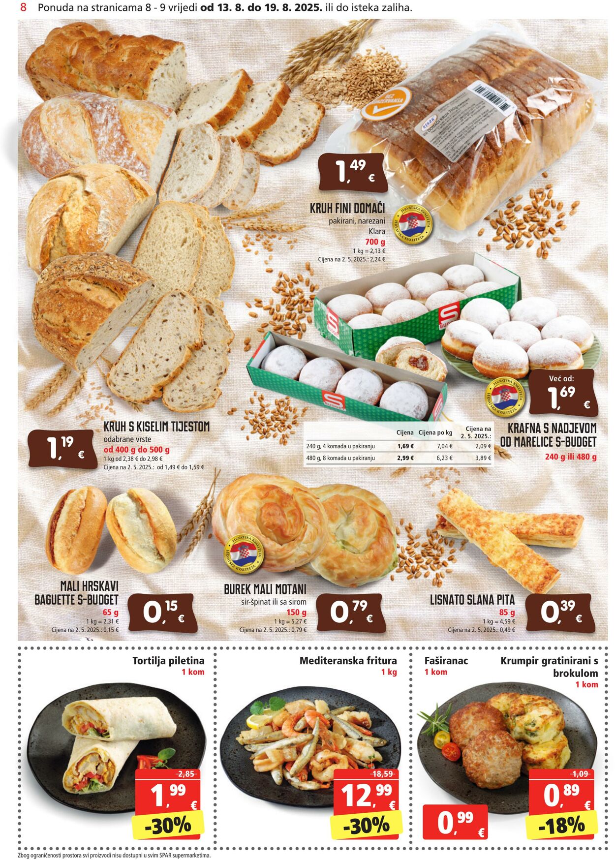 Katalog Spar 13.08.2025 - 19.08.2025