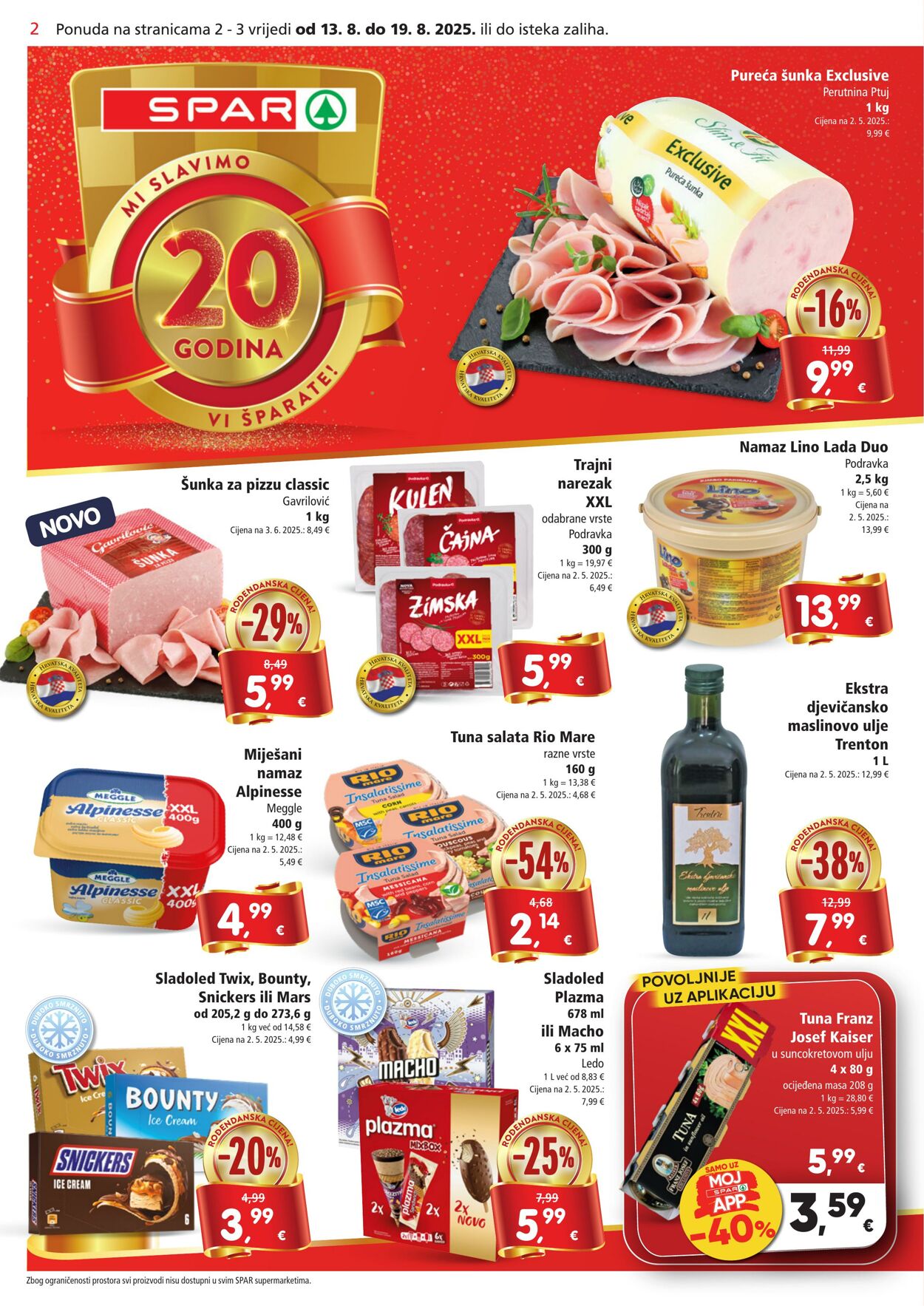 Katalog Spar 13.08.2025 - 19.08.2025