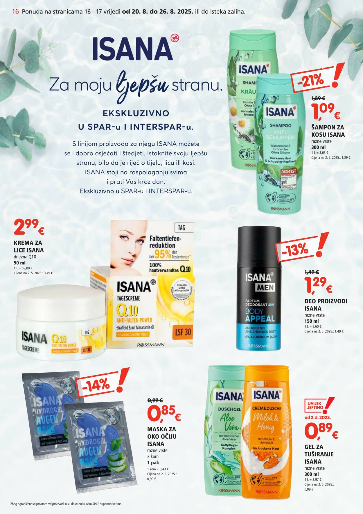 Katalog Spar 20.08.2025 - 26.08.2025