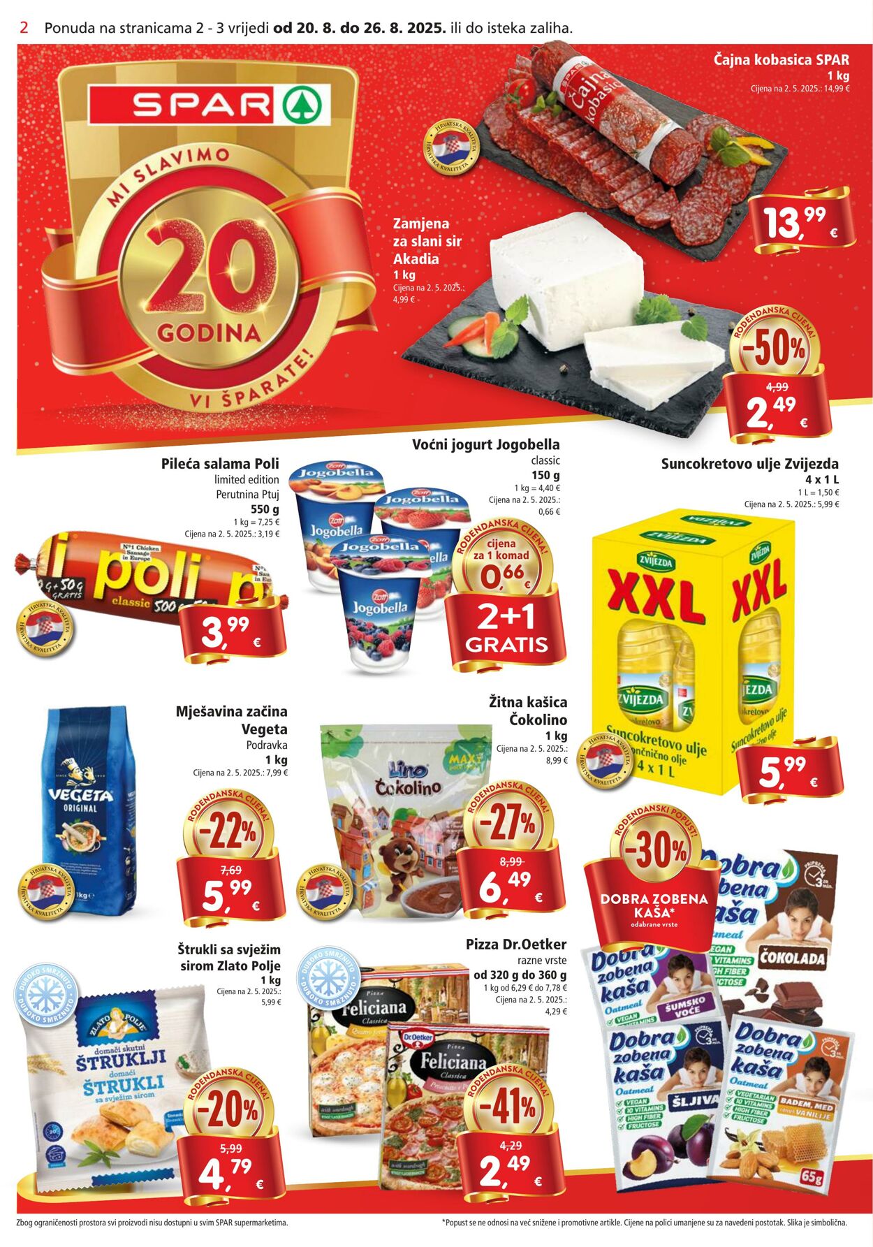 Katalog Spar 20.08.2025 - 26.08.2025