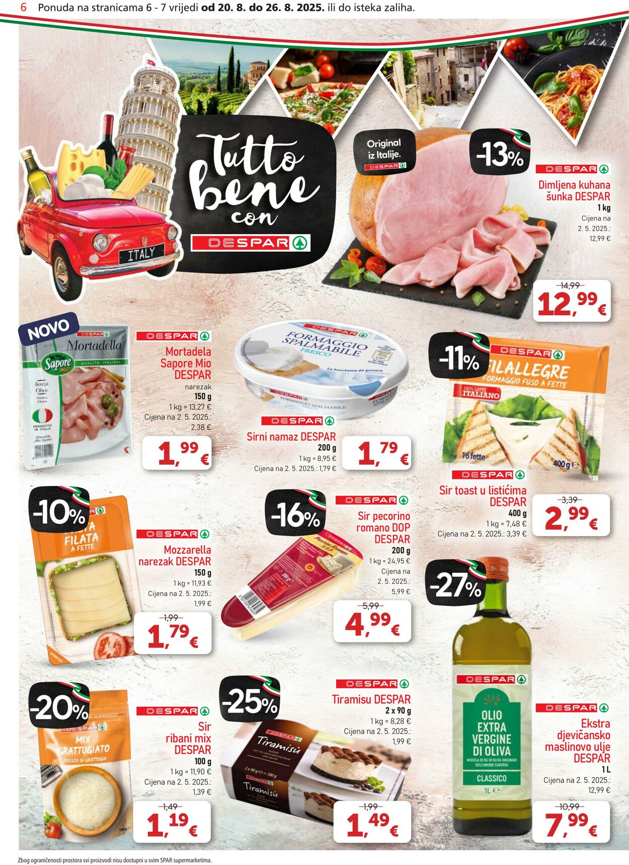 Katalog Spar 20.08.2025 - 26.08.2025