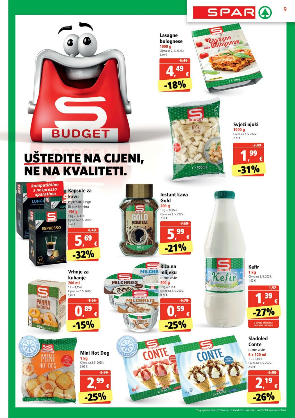 Katalog Spar 27.08.2025 - 02.09.2025