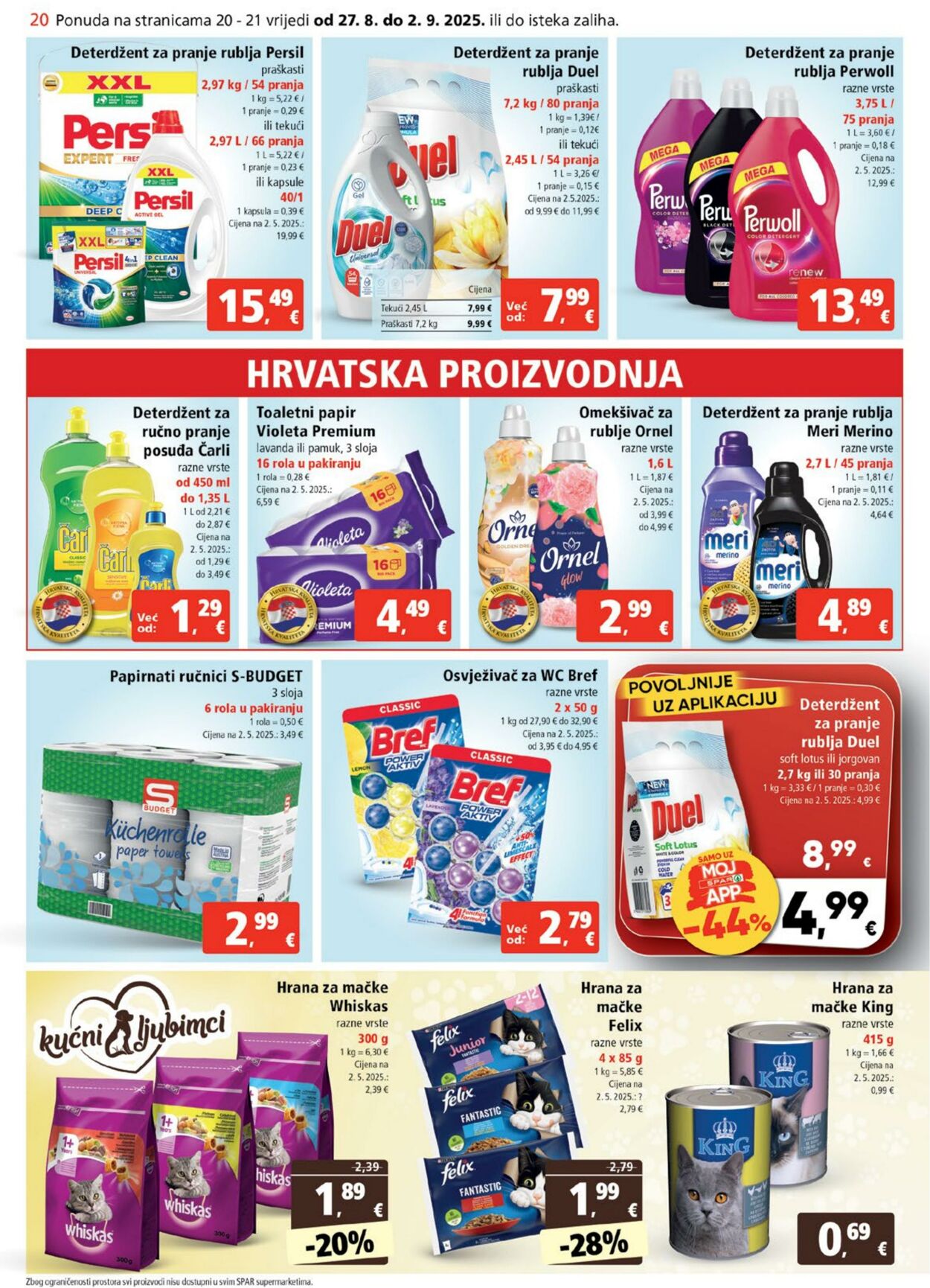 Katalog Spar 27.08.2025 - 02.09.2025