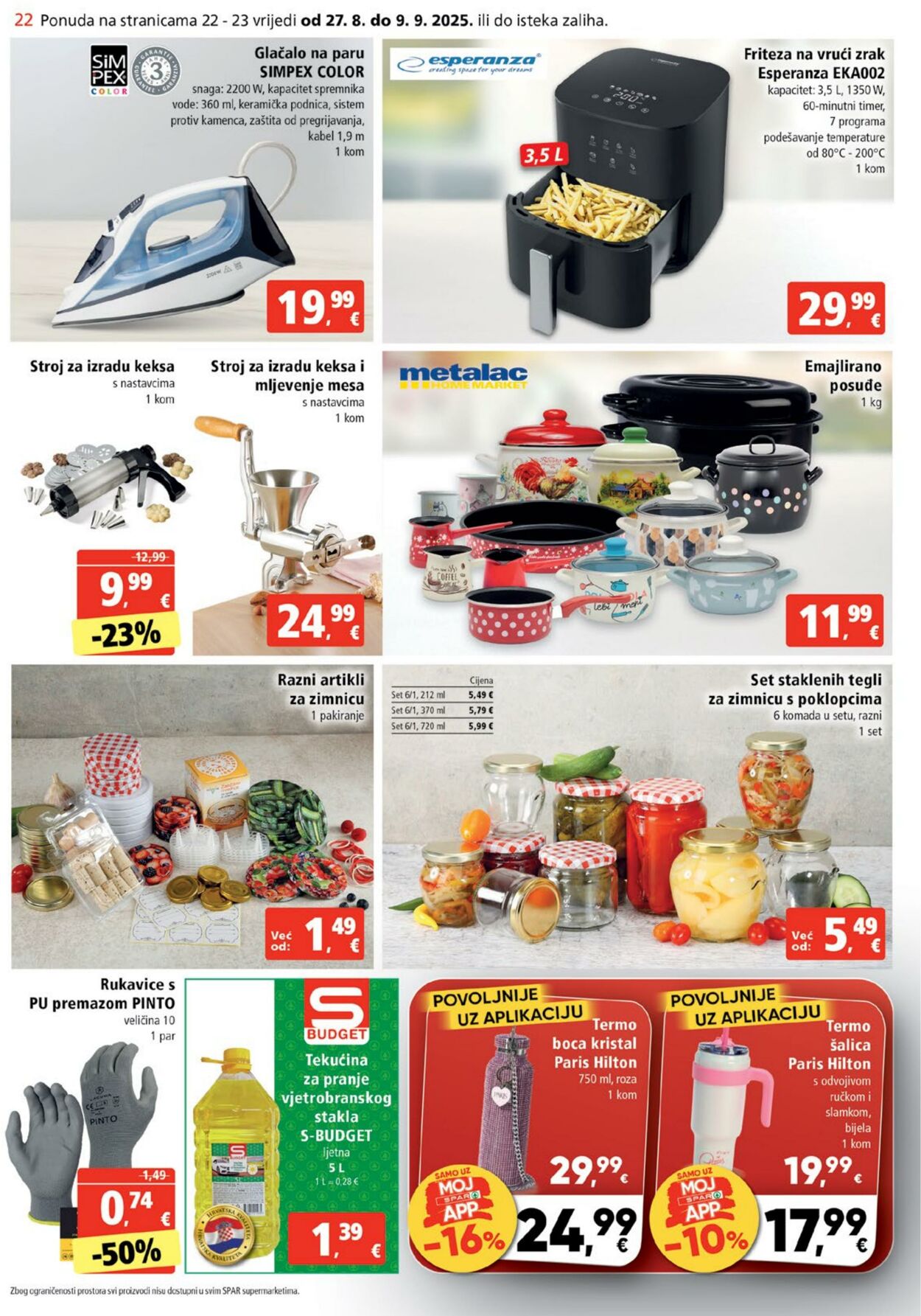 Katalog Spar 27.08.2025 - 02.09.2025