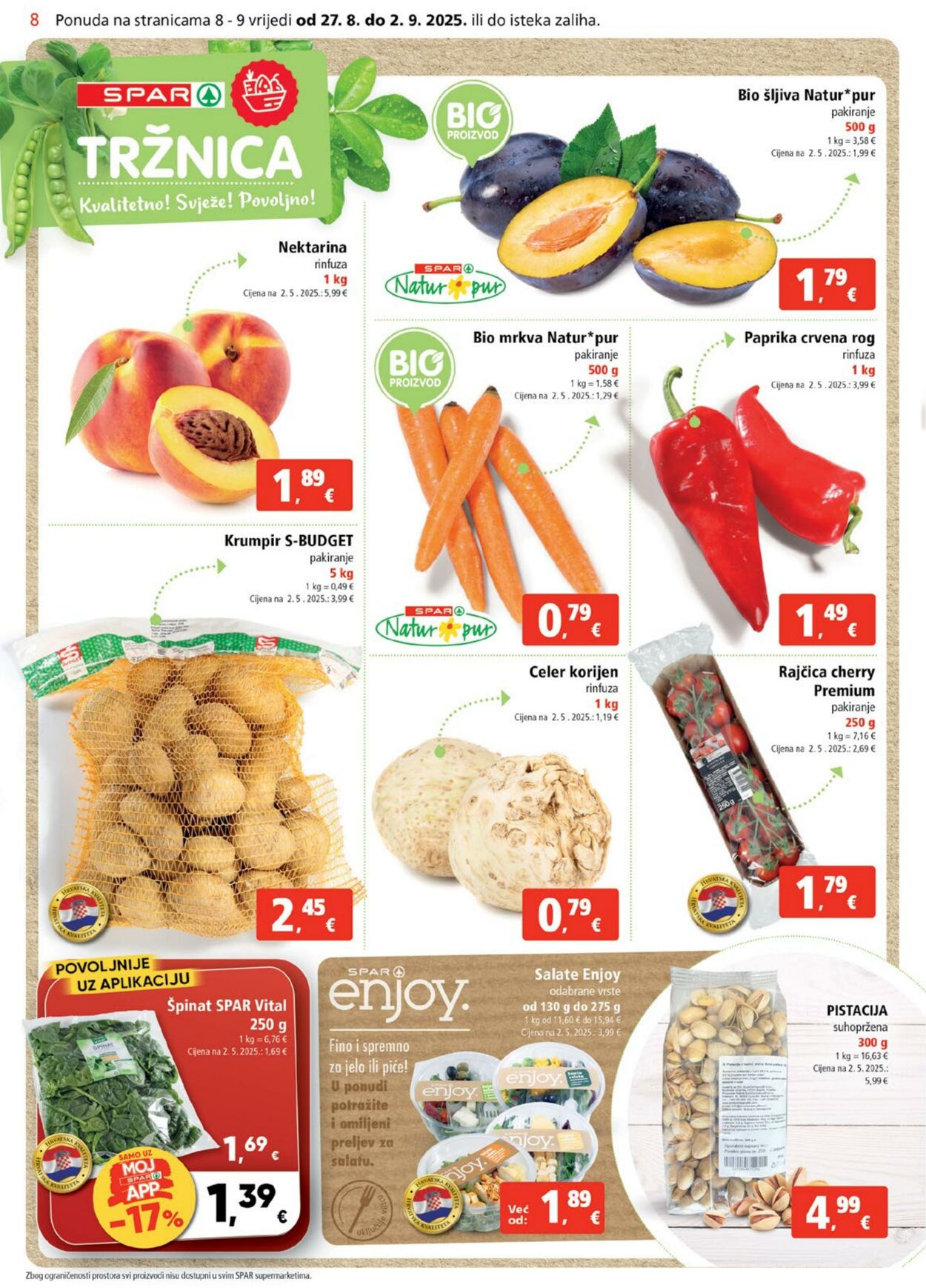 Katalog Spar 27.08.2025 - 02.09.2025