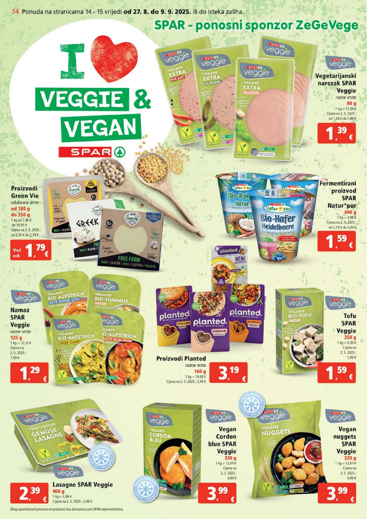 Katalog Spar 27.08.2025 - 02.09.2025