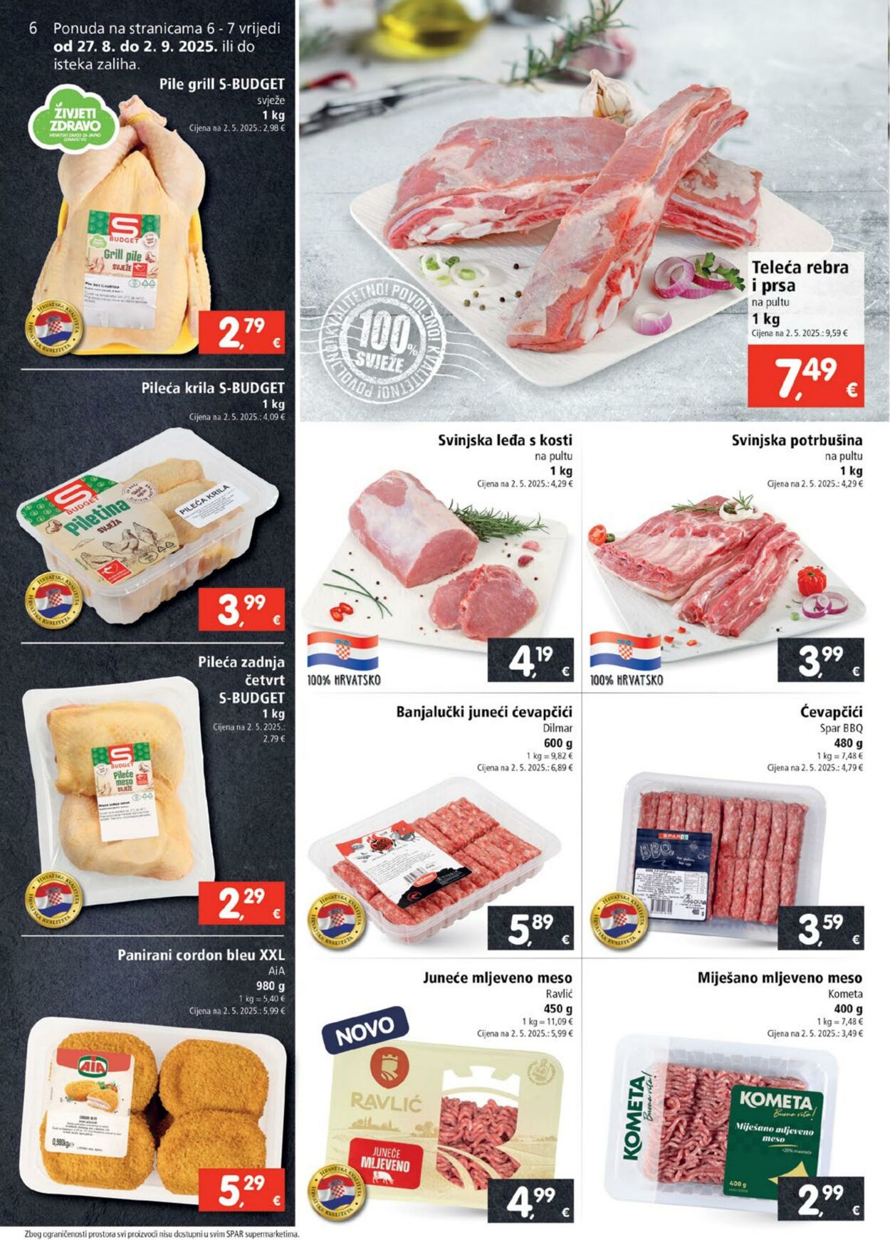 Katalog Spar 27.08.2025 - 02.09.2025