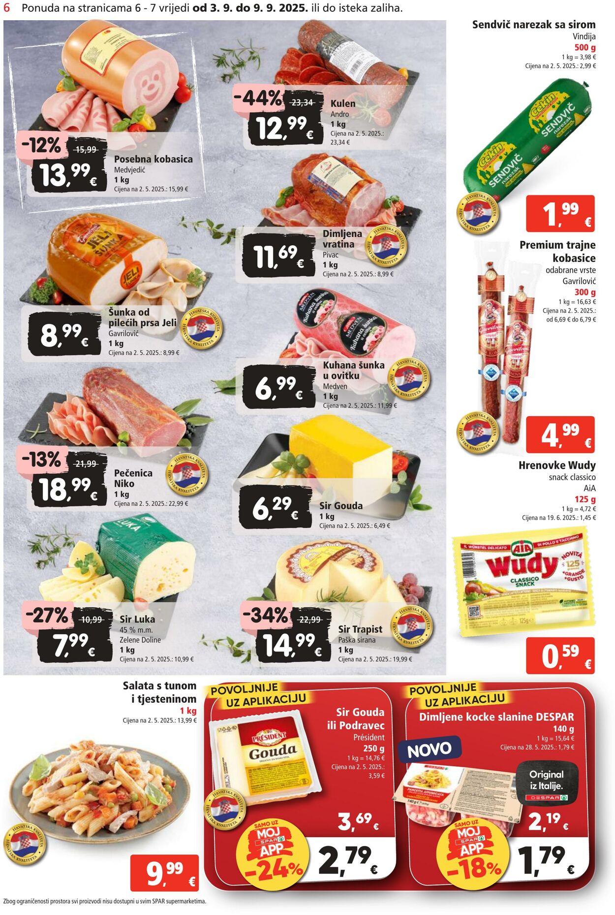 Katalog Spar 03.09.2025 - 09.09.2025