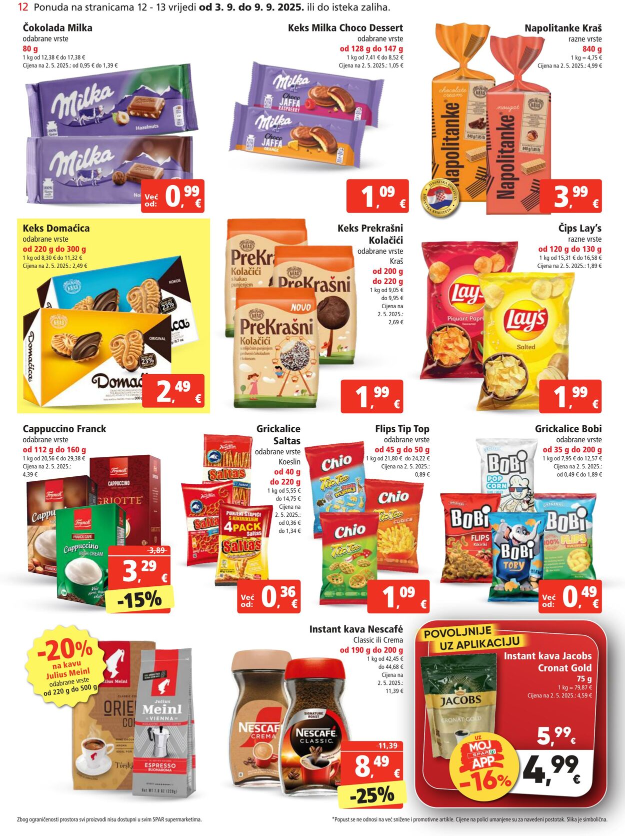 Katalog Spar 03.09.2025 - 09.09.2025